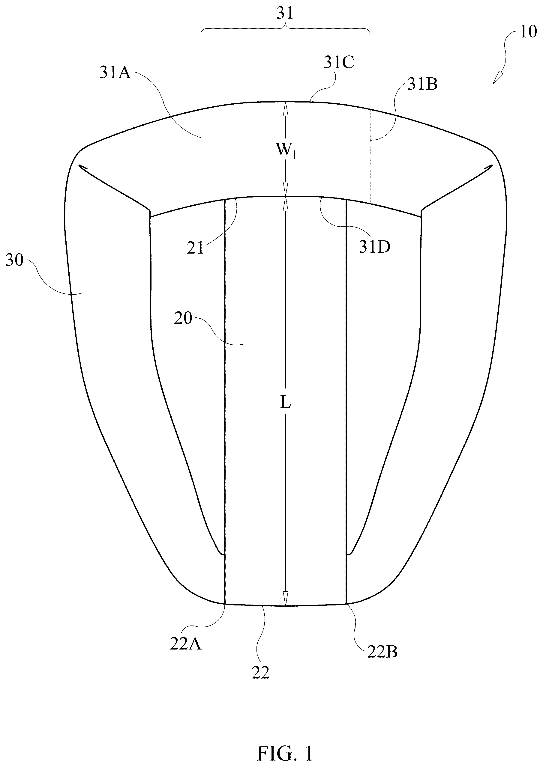 Patent US12610990 — Leg loop undergarment — Figure 1