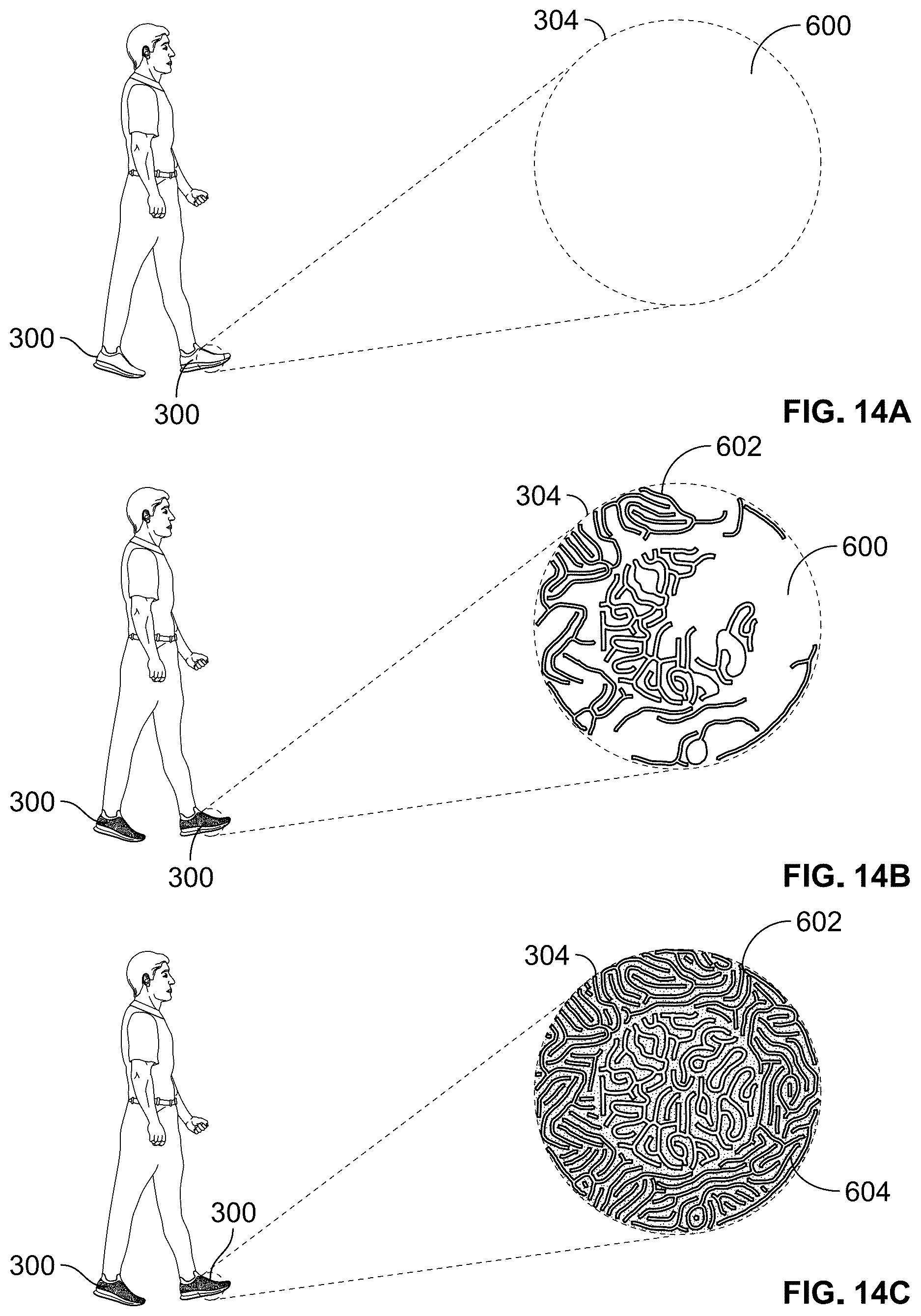 Patent US12611007 Figure 14 – Article of footwear having a degradable component