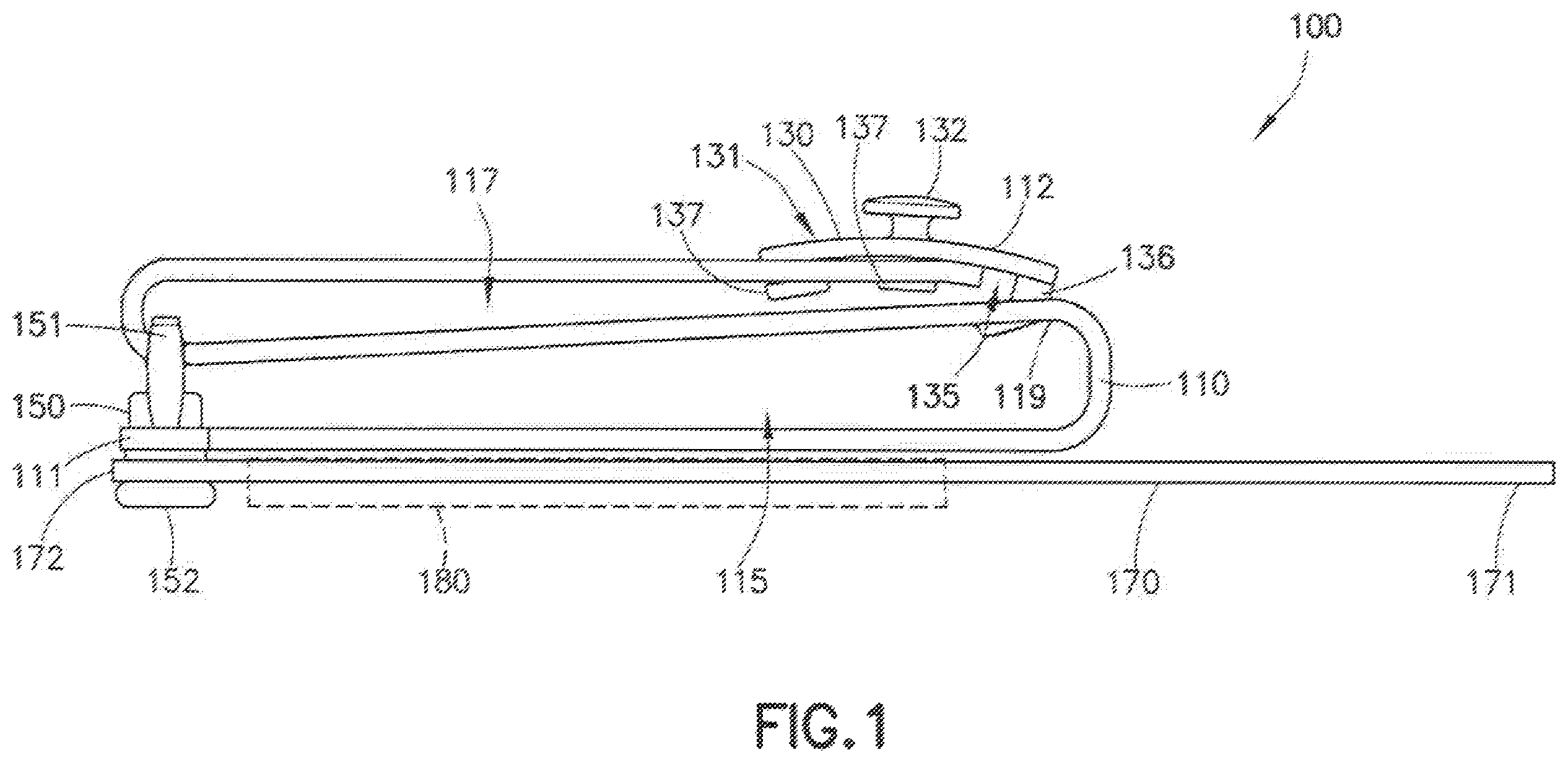 Patent US12611010 — Footwear cleats device — Figure 1