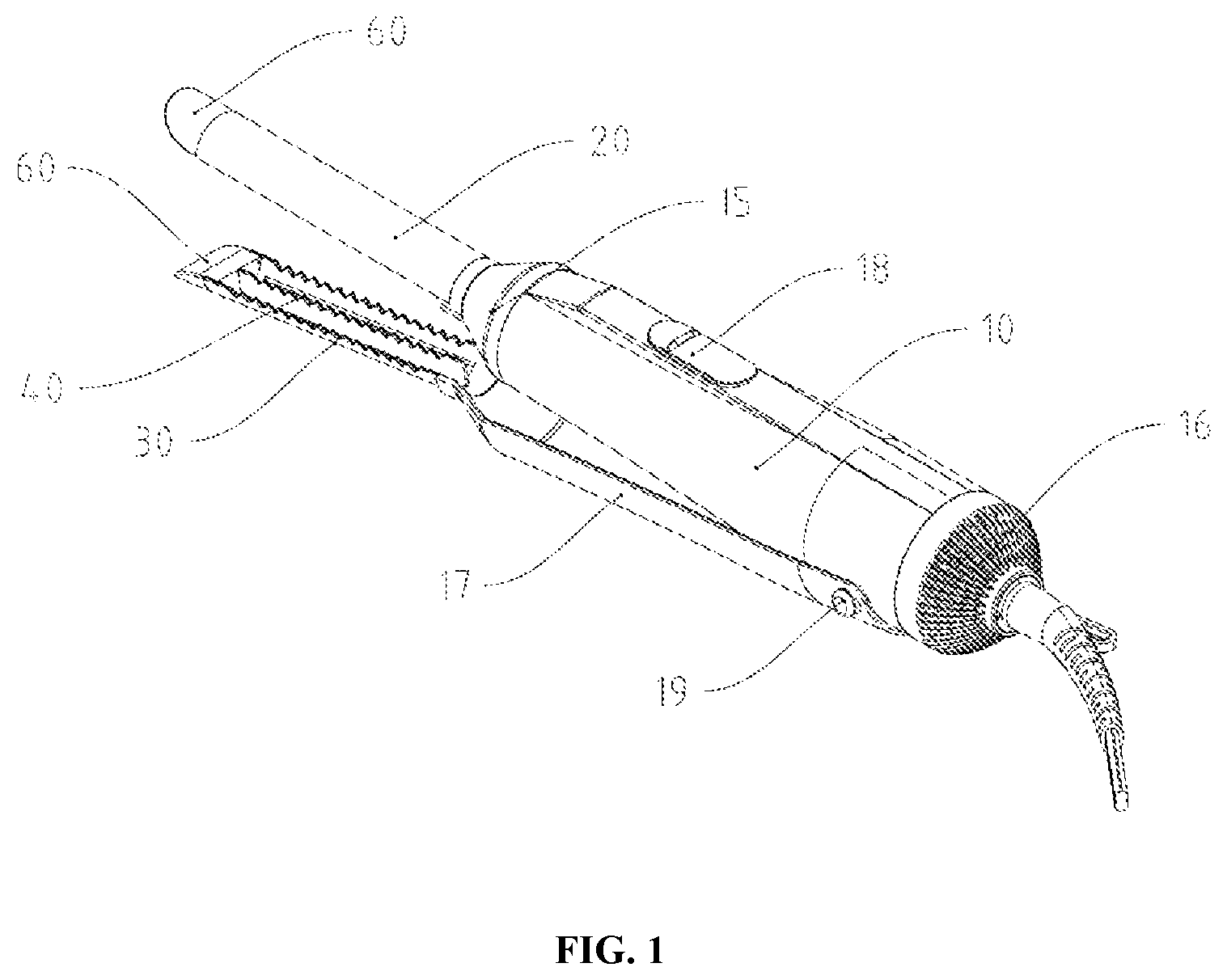 Patent US12611021 — Multifunctional hairdressing tool capable of achieving quick hair drying and styling — Figure 1