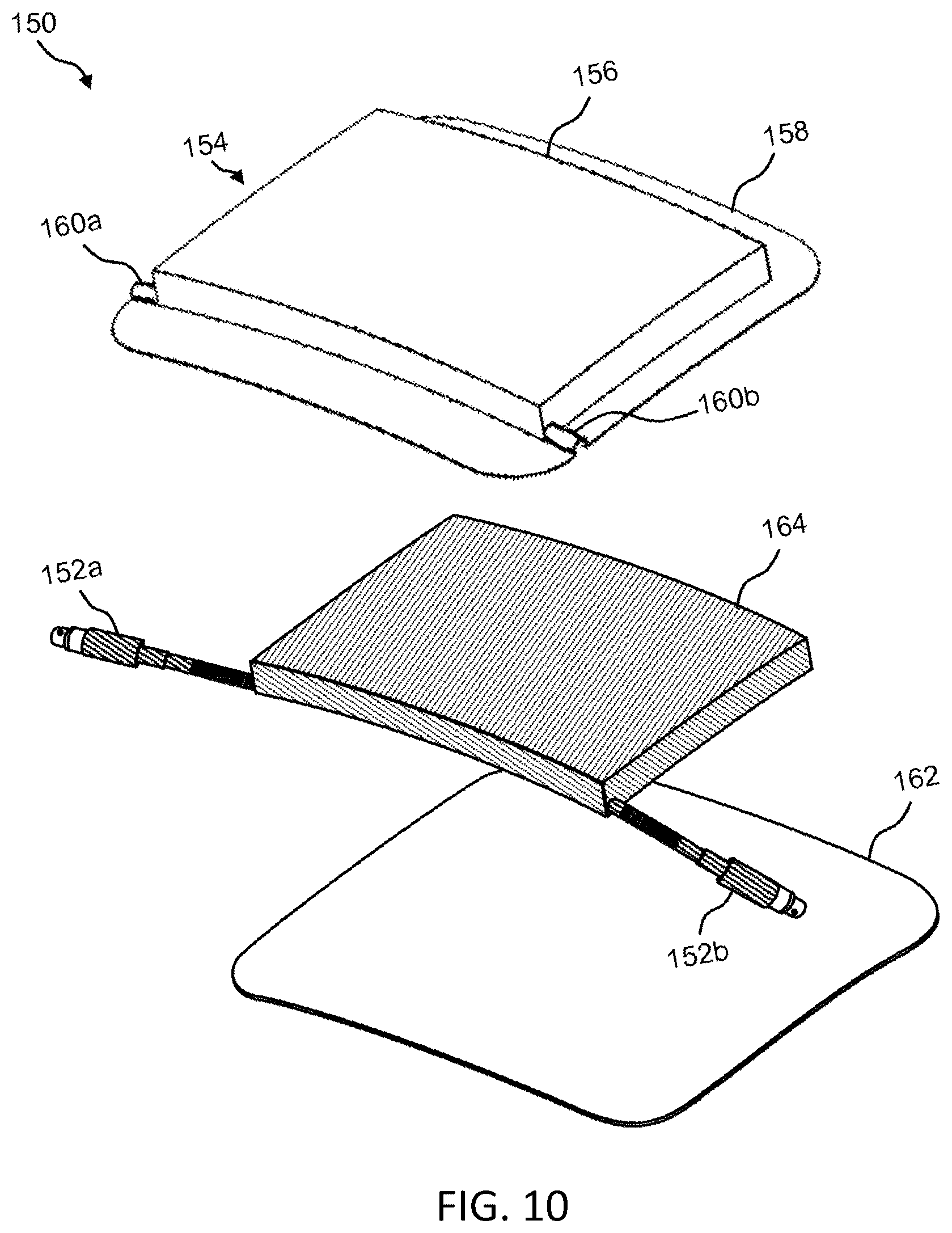 Patent US12611026 Figure 11 – Wearable and replaceable pouch or skin for holding a portable battery pack