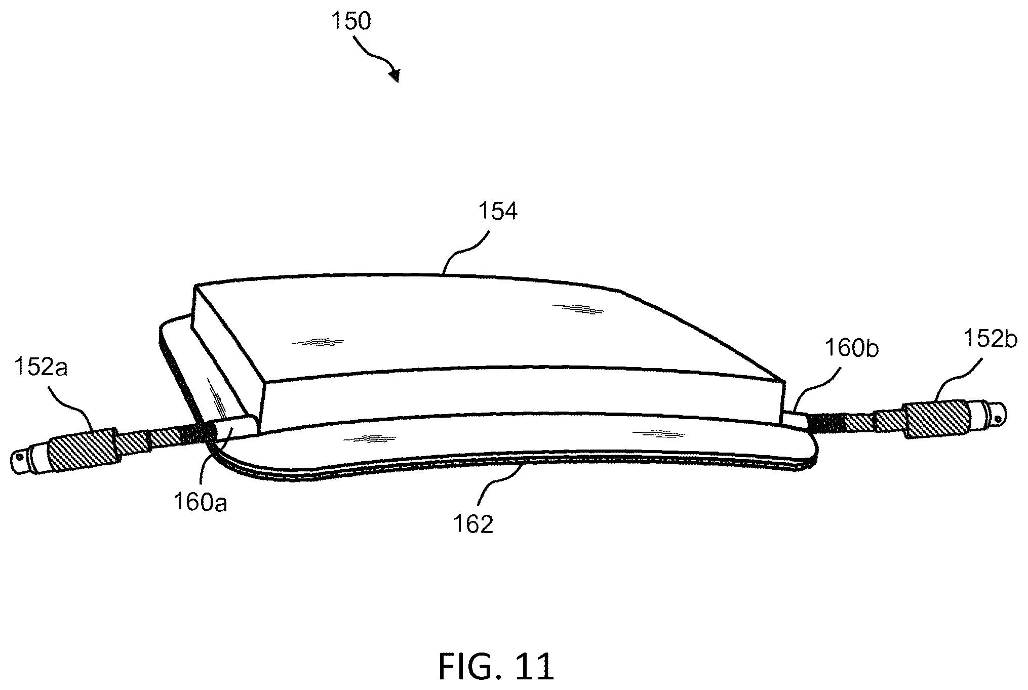 Patent US12611026 Figure 12 – Wearable and replaceable pouch or skin for holding a portable battery pack