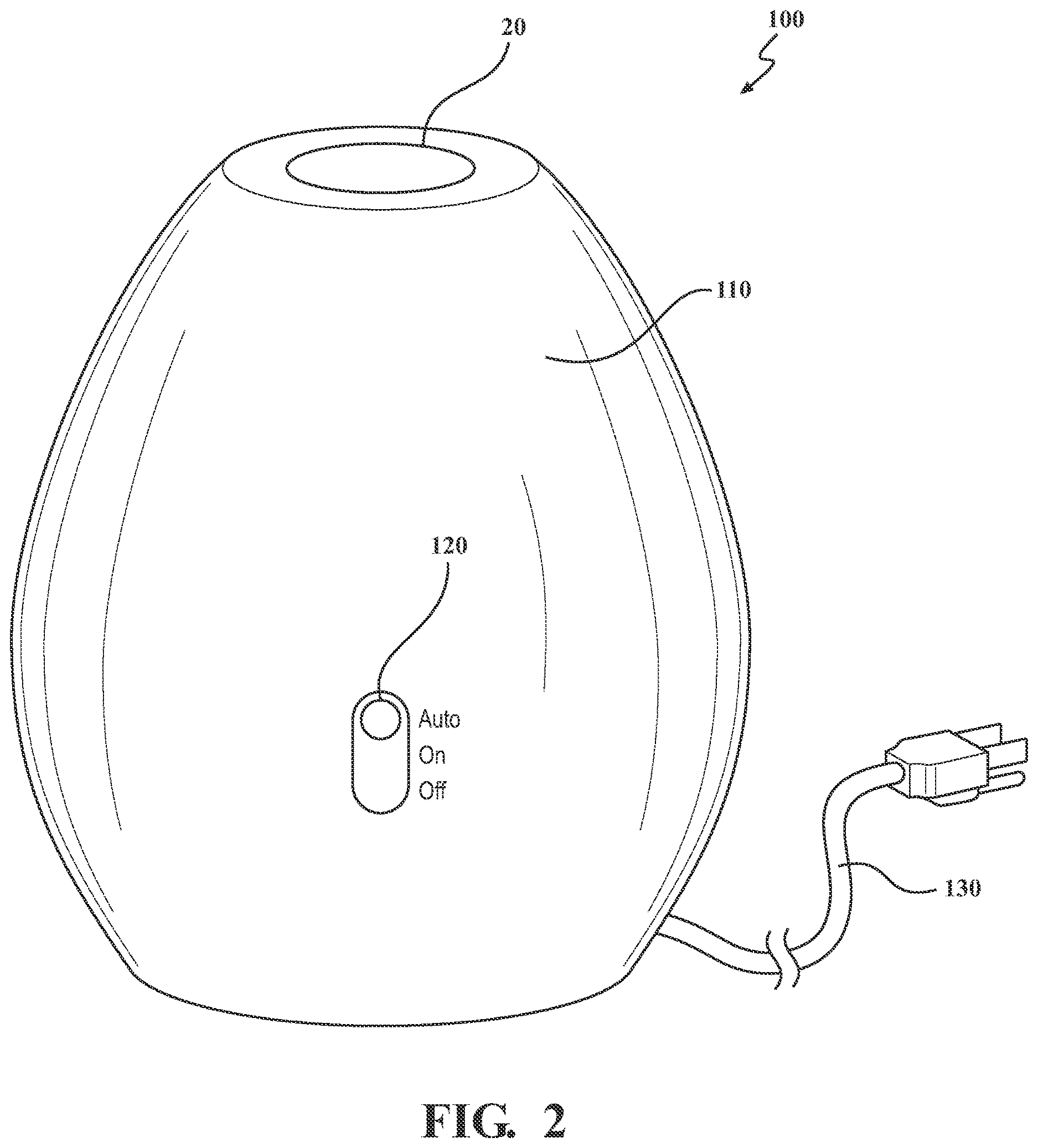 Patent US12611028 Figure 2 – Hairbrush heating device