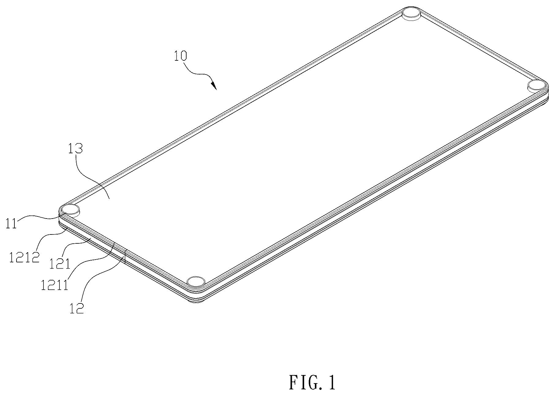 Patent US12611031 — Storage shelf — Figure 1