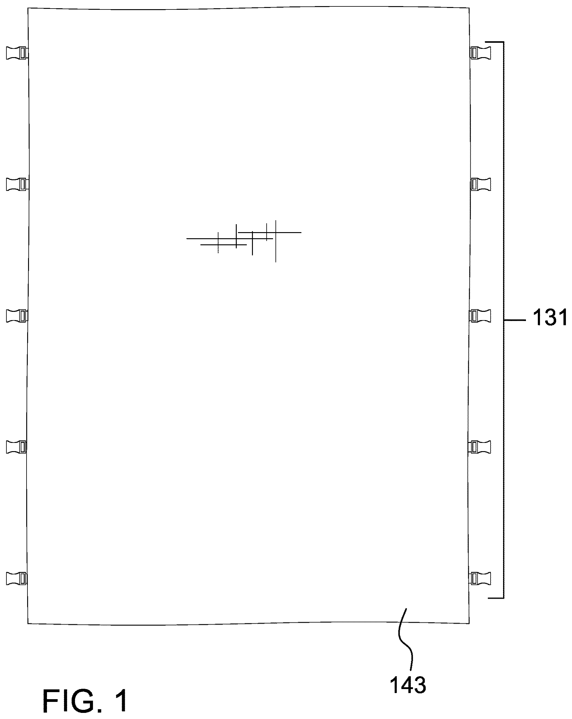 Patent US12611043 — Bedding securing and making system — Figure 1