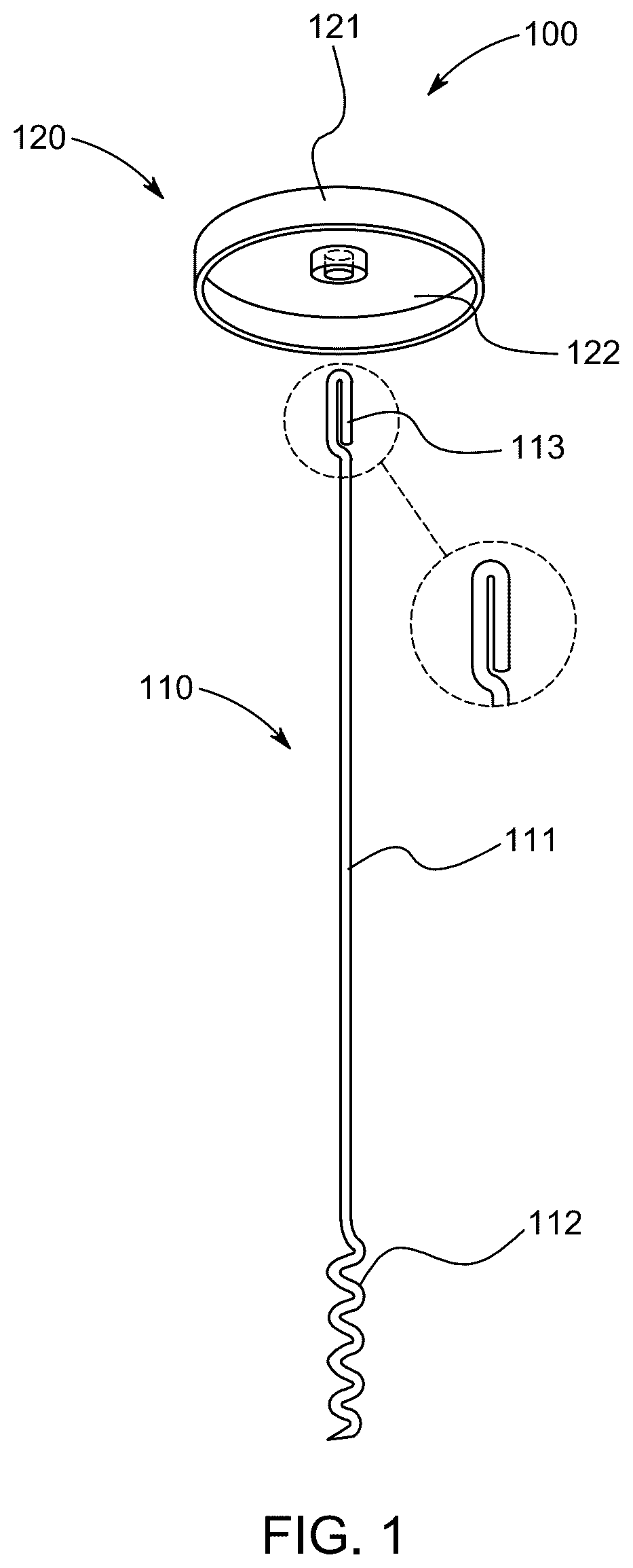 Patent US12611057 — Bedsheet securing device — Figure 1