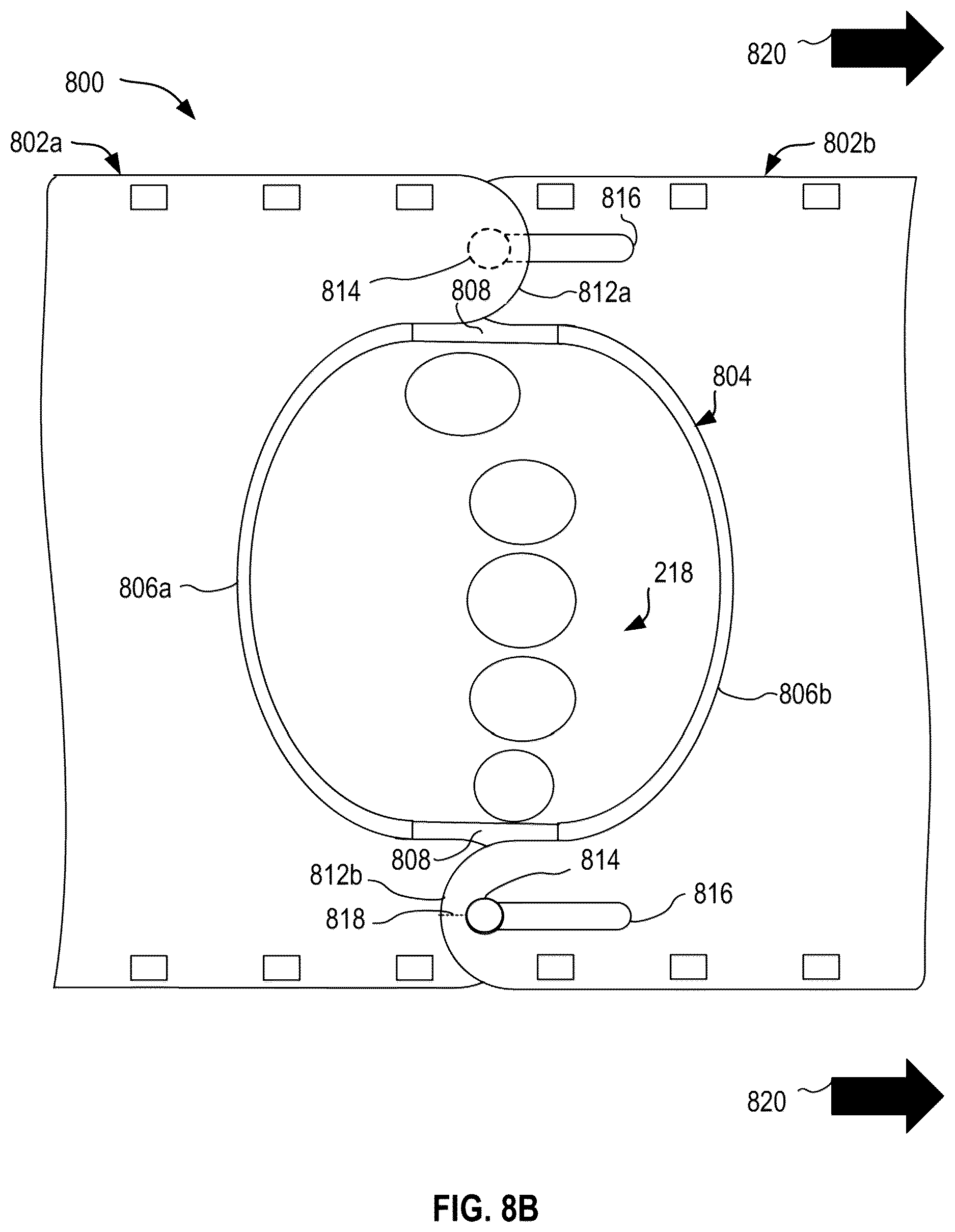 Patent US12611063 Figure 8 – Glove cartridge assemblies for touchless glove application systems