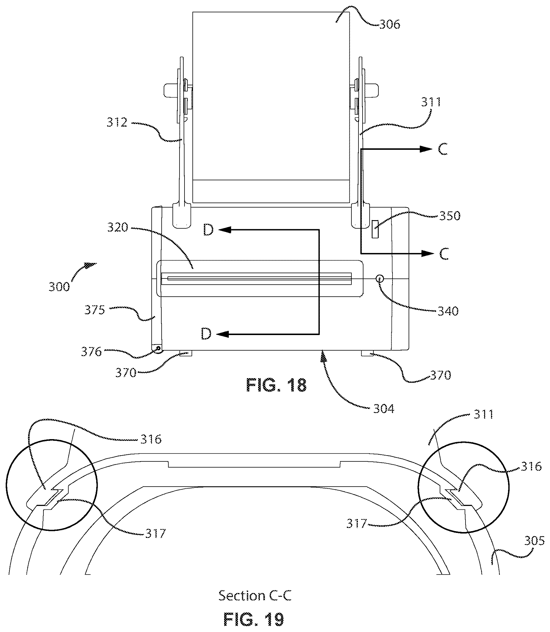 Patent US12611073 Figure 16 – Dispensing assembly for paper products