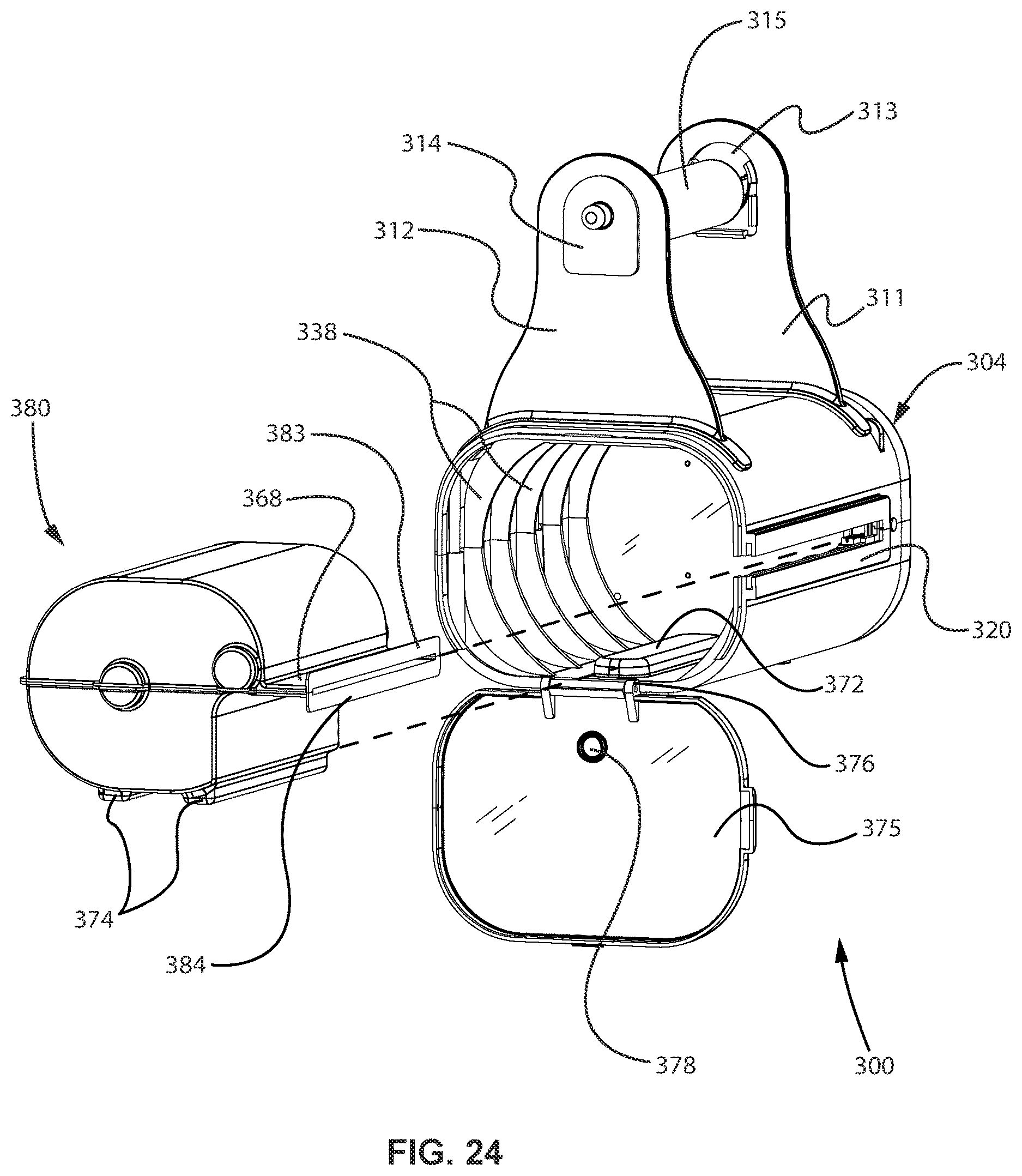 Patent US12611073 Figure 19 – Dispensing assembly for paper products