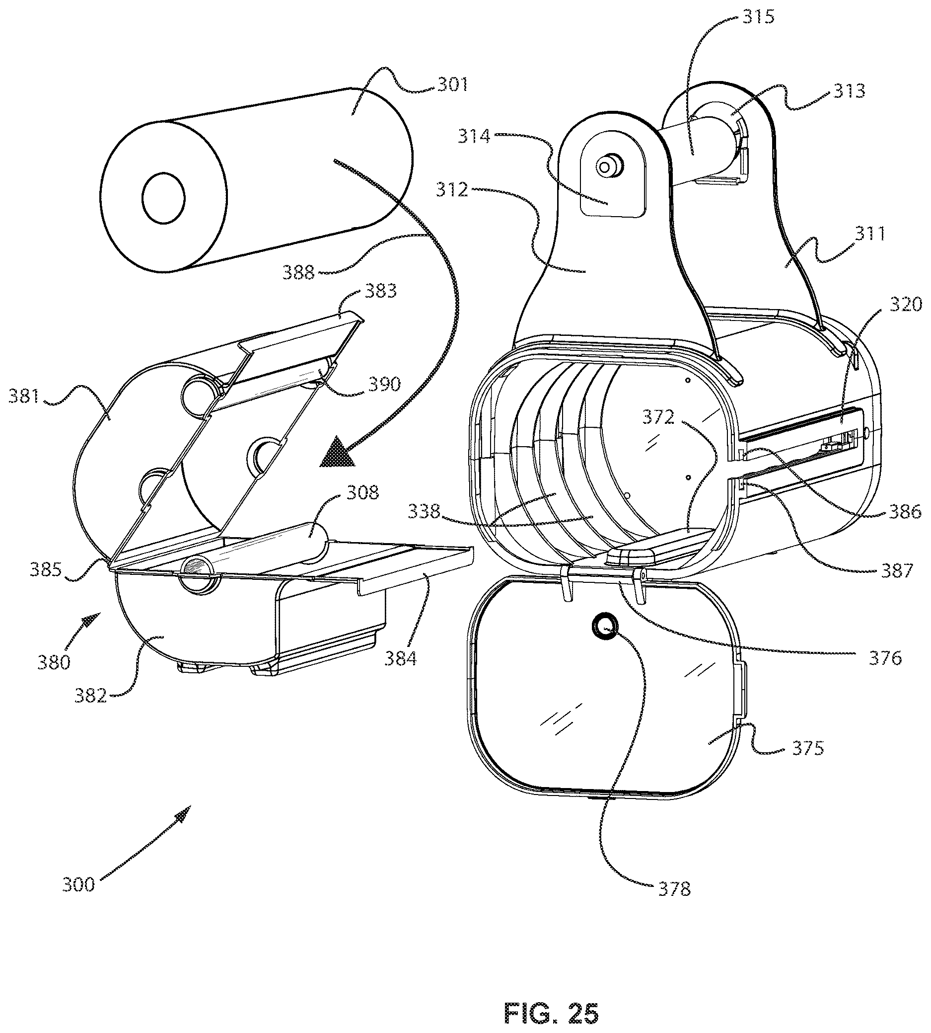 Patent US12611073 Figure 20 – Dispensing assembly for paper products
