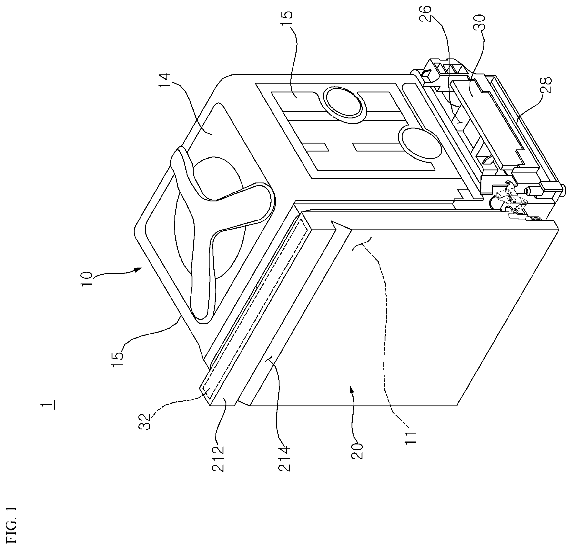 Patent US12611083 — Dishwasher — Figure 1