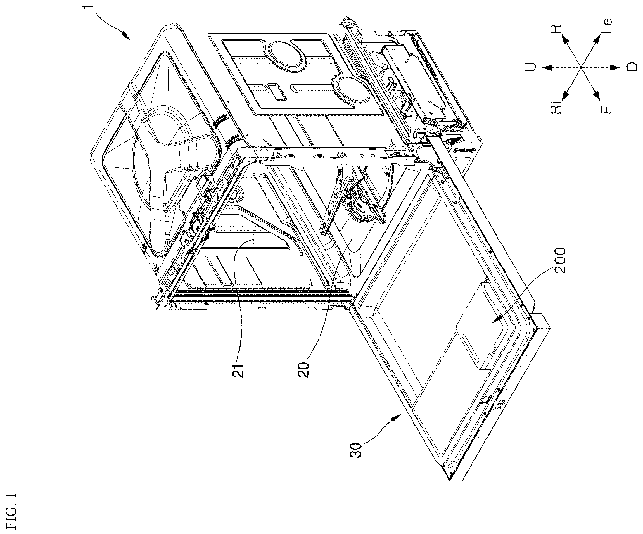 Patent US12611084 — Dish washer — Figure 1