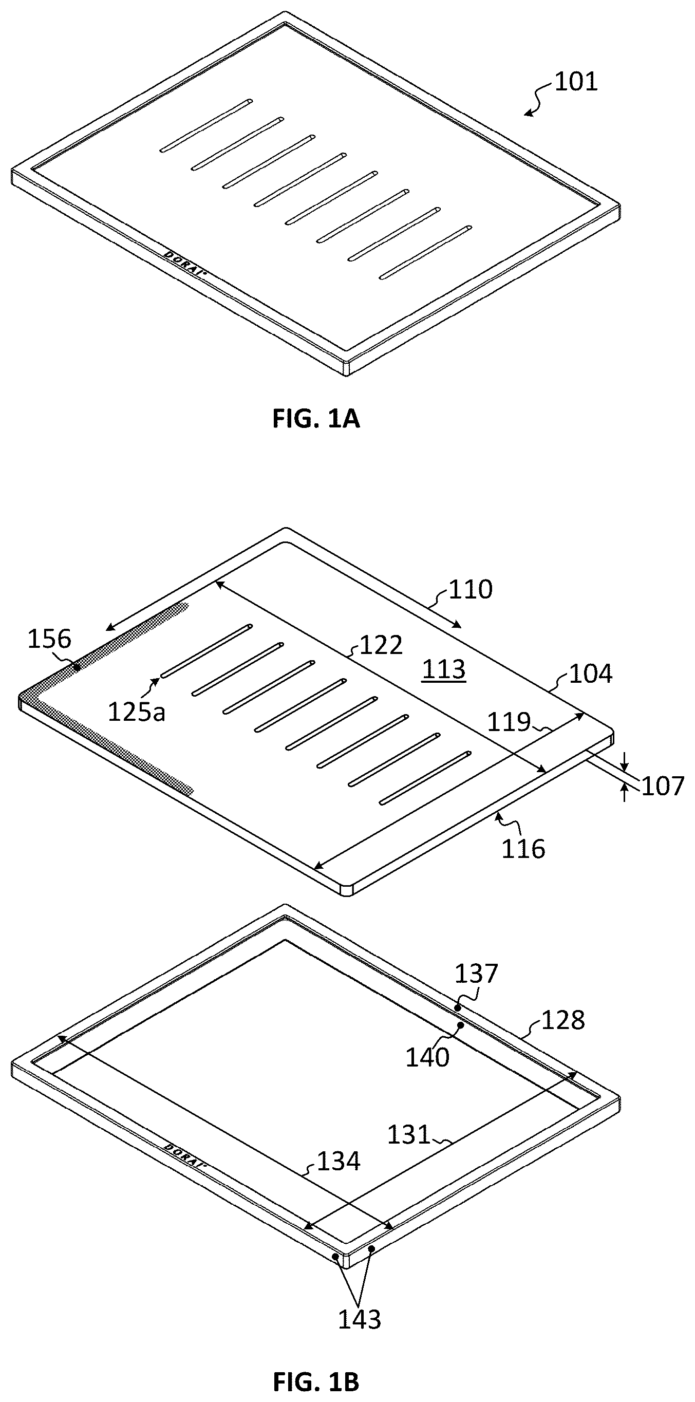 Patent US12611085 — Drying pad — Figure 1