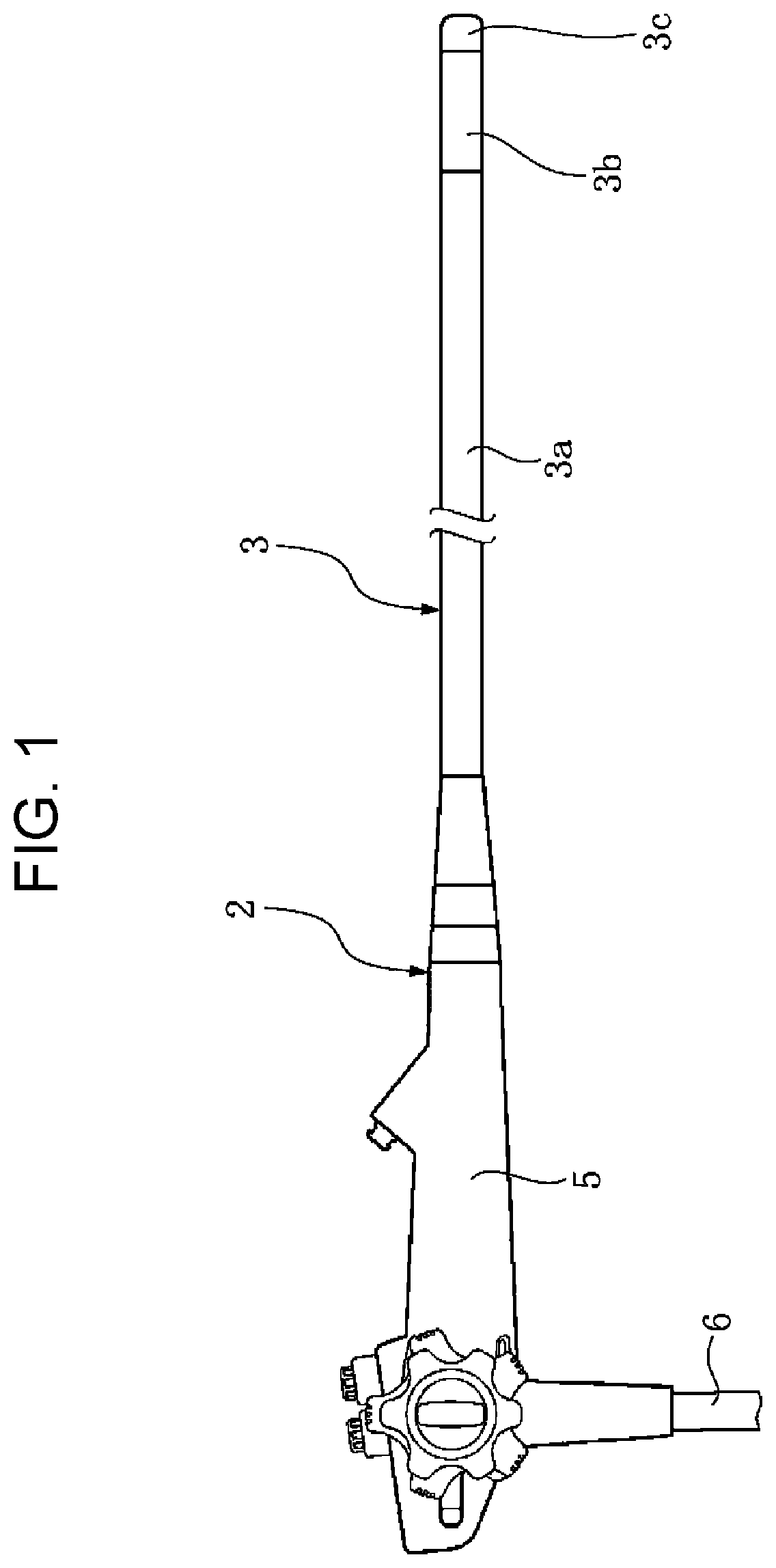 Patent US12611091 — Flexible tube for endoscope, endoscopic medical device, and methods for producing the same — Figure 1