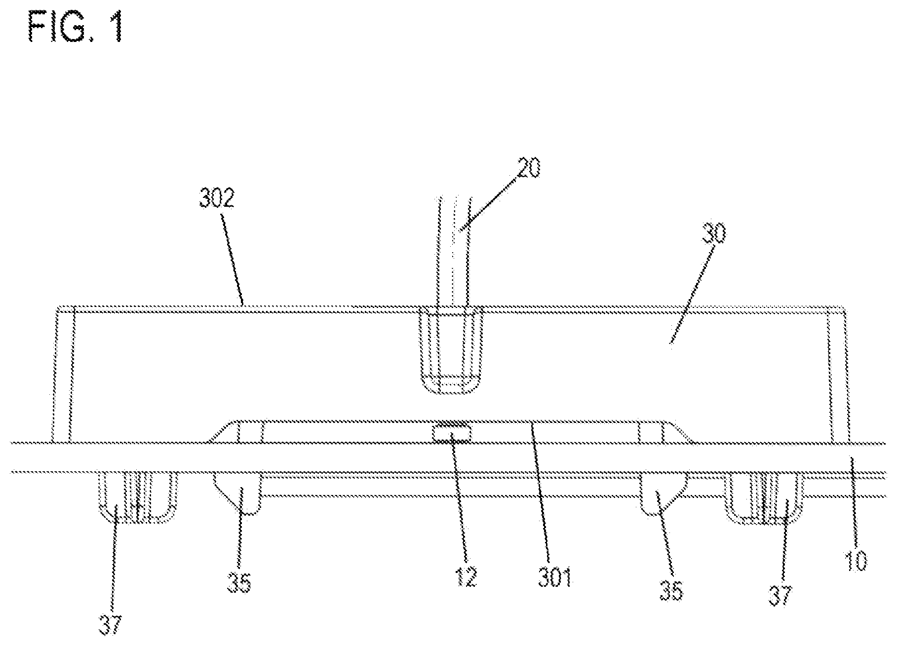 Patent US12611095 — Endoscope comprising holder for inserting a light guide — Figure 1