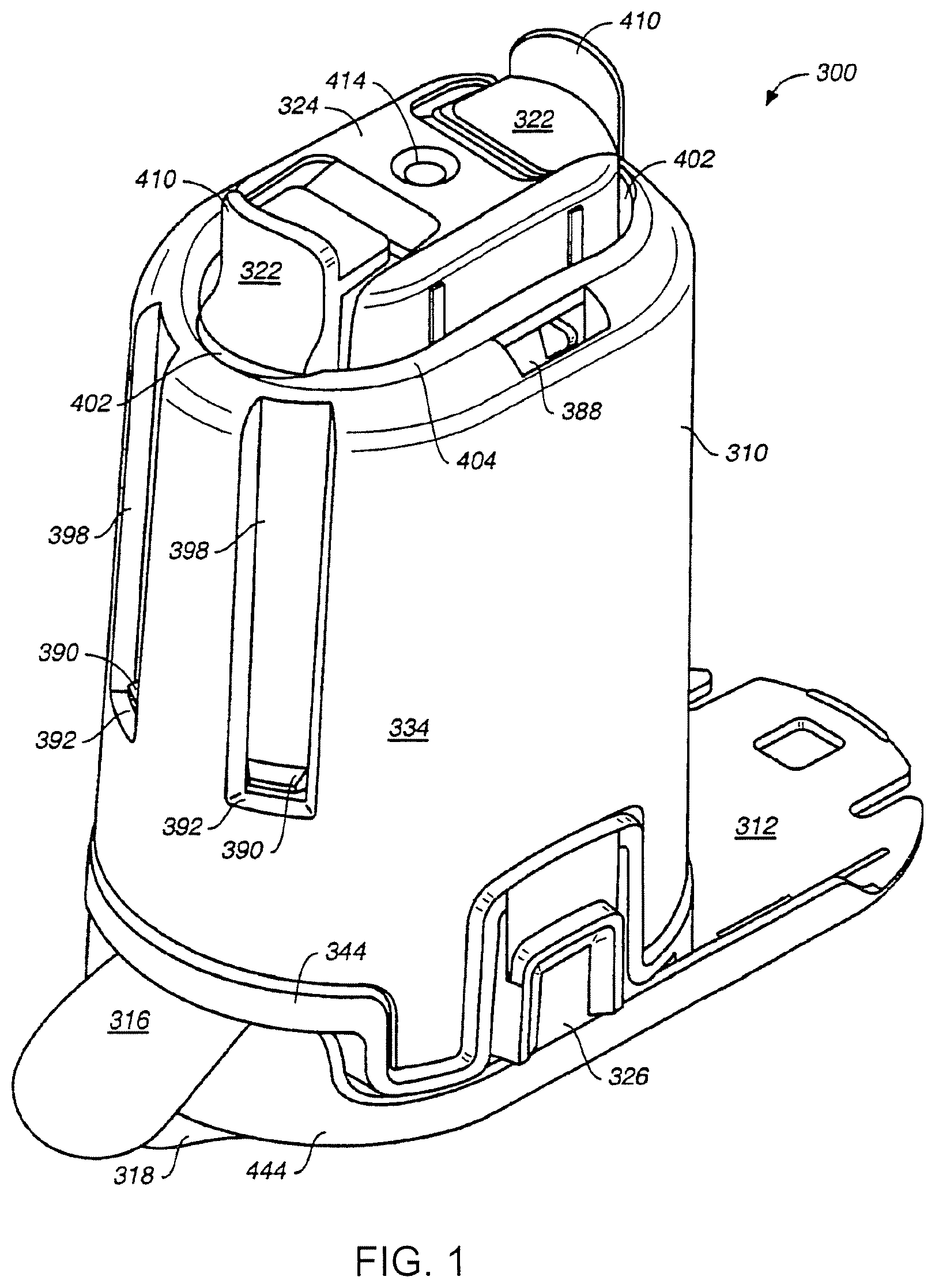 Patent US12611125 — Sensor insertion devices and methods of use — Figure 1