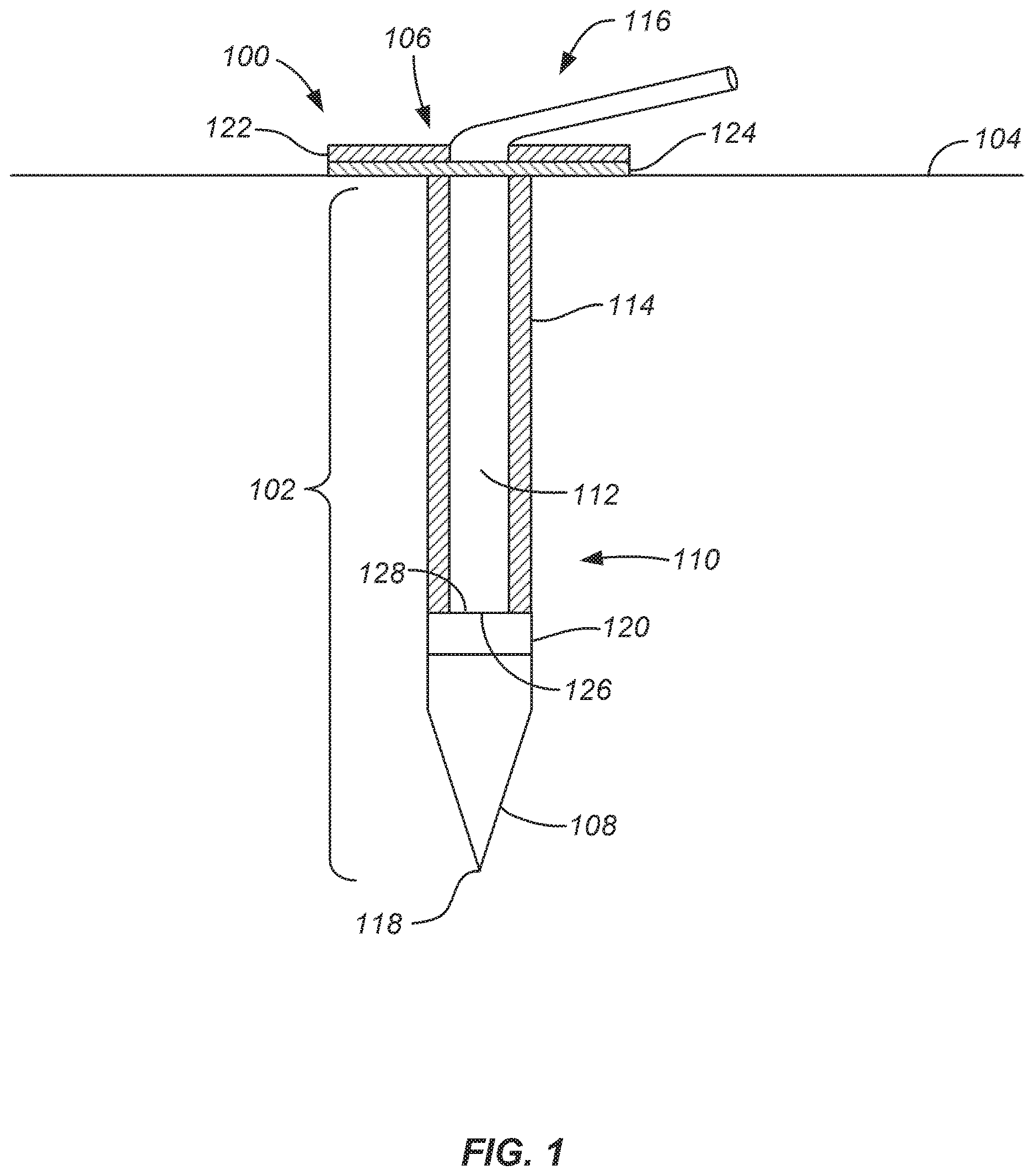 Patent US12611126 Figure 1 – Sensors for continuous analyte monitoring, and related methods