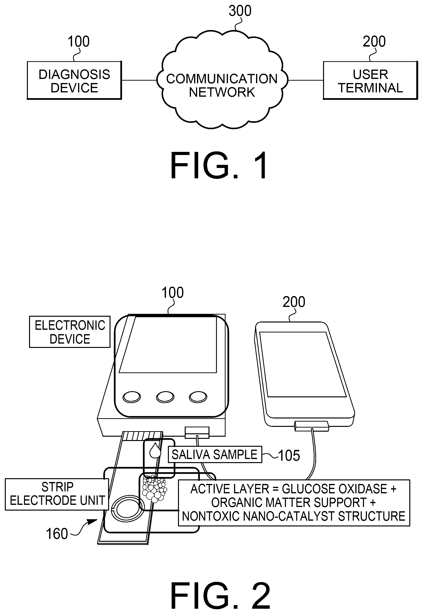 Patent US12611127 Figure 1 – Diagnosis device using saliva and diagnosis method using the same