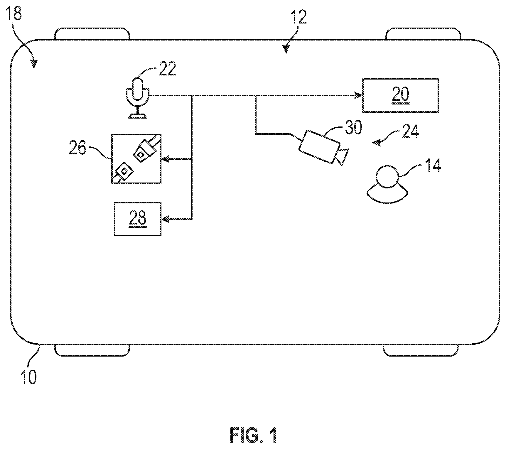 Patent US12611145 — Severity estimation system for occupants in a vehicle — Figure 1