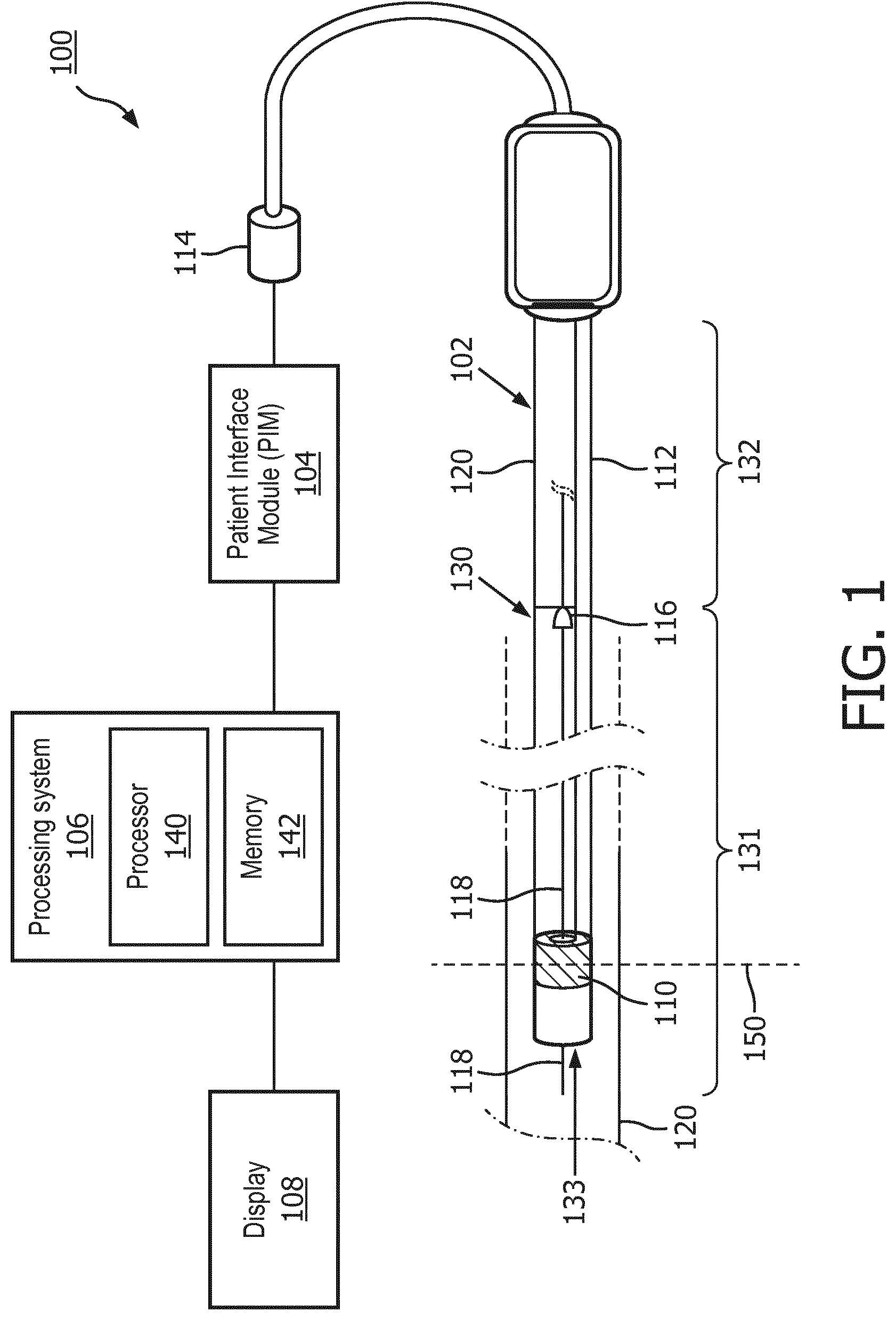Patent US12611167 — Fluid flow detection for ultrasound imaging devices, systems, and methods — Figure 1