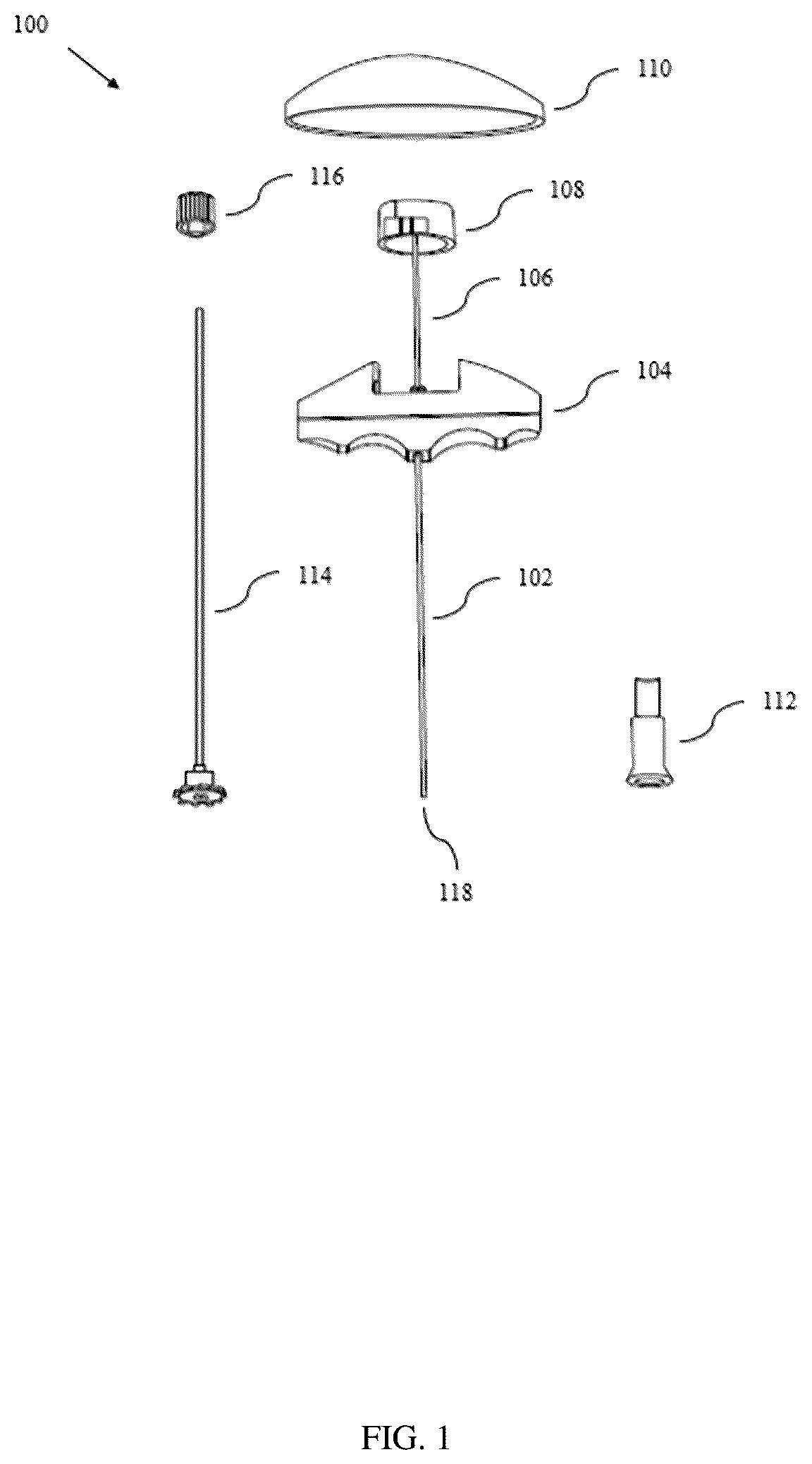 Patent US12611204 — Bone marrow aspiration and trephine biopsy single needle assembly — Figure 1