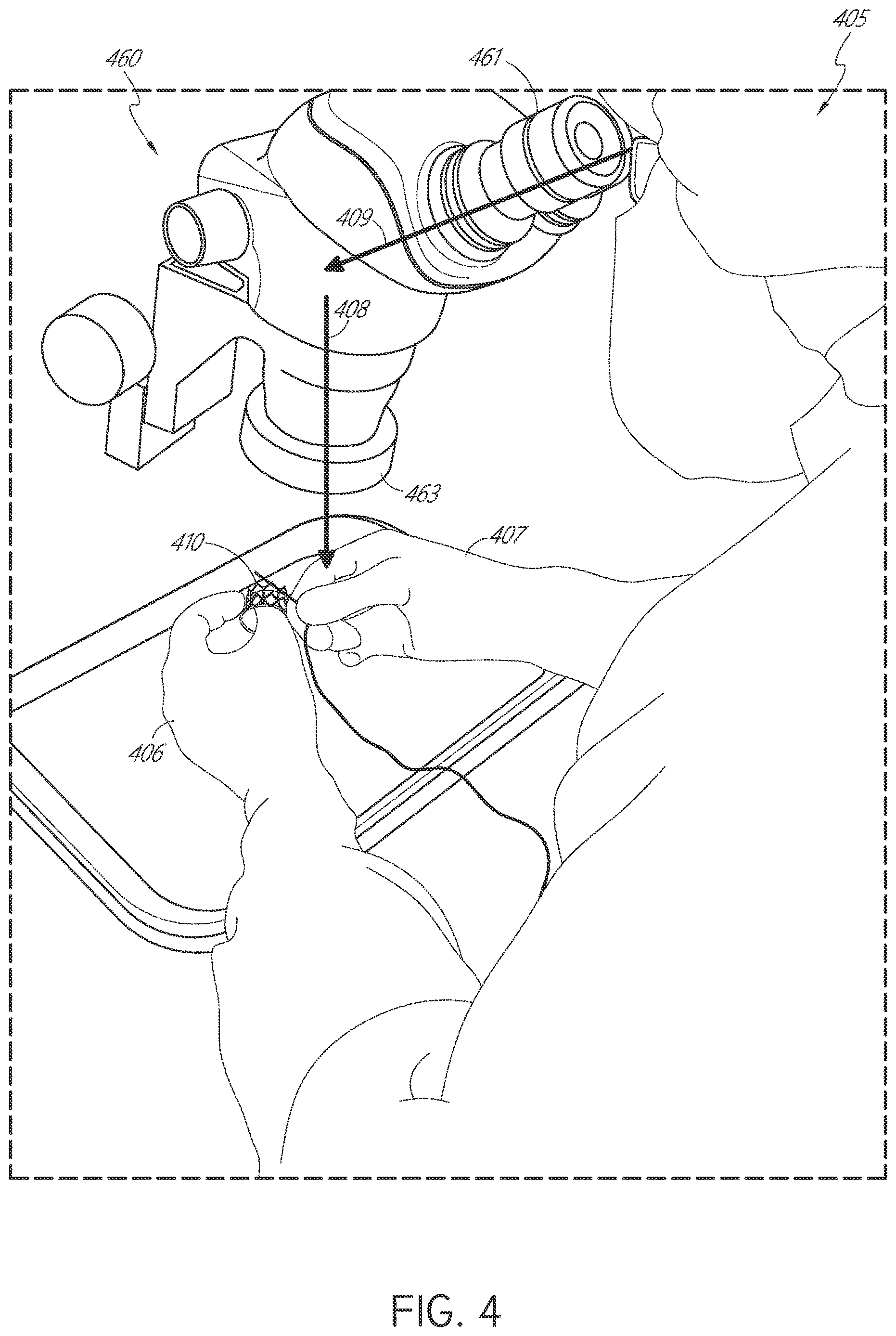 Patent US12611209 Figure 4 – Automated sewing and thread management