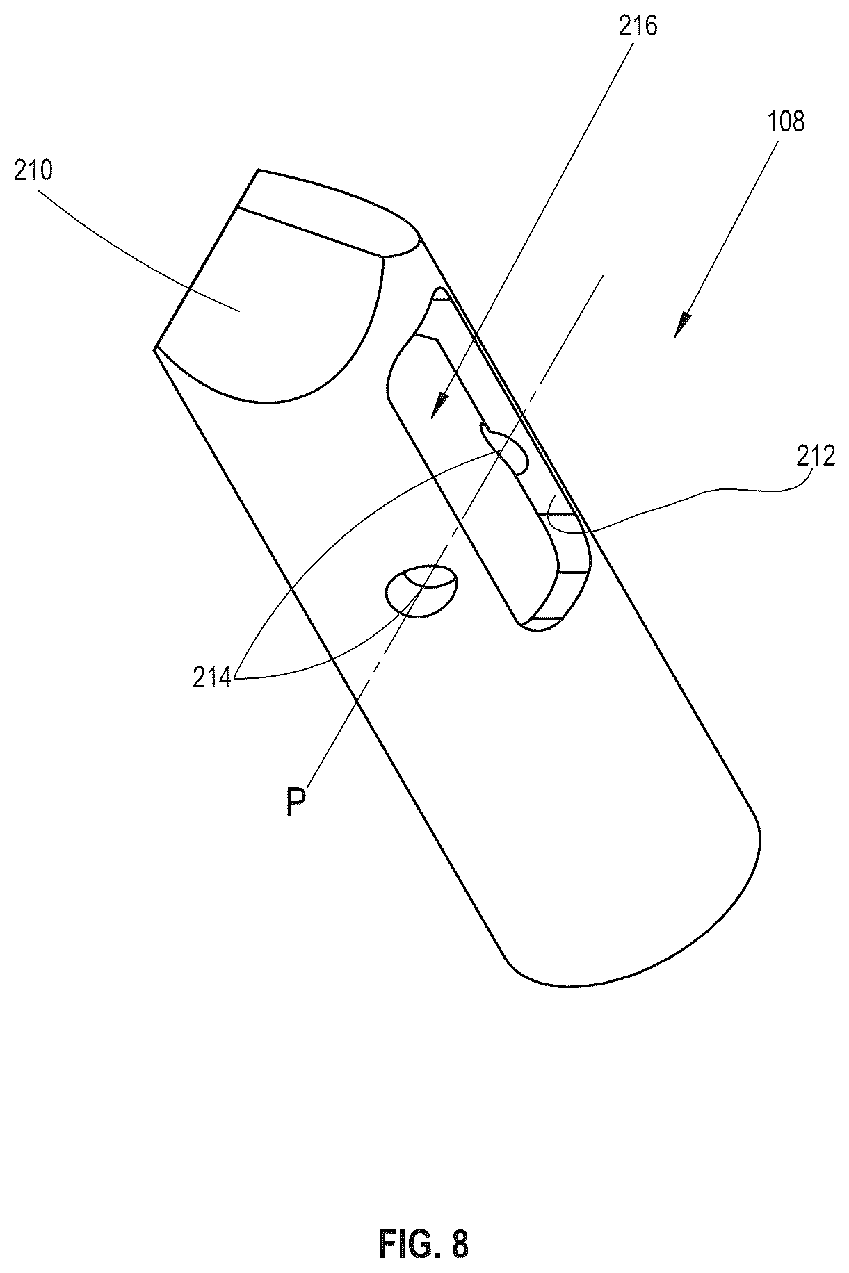 Patent US12611217 Figure 8 – Bone material removal device and a method for use thereof