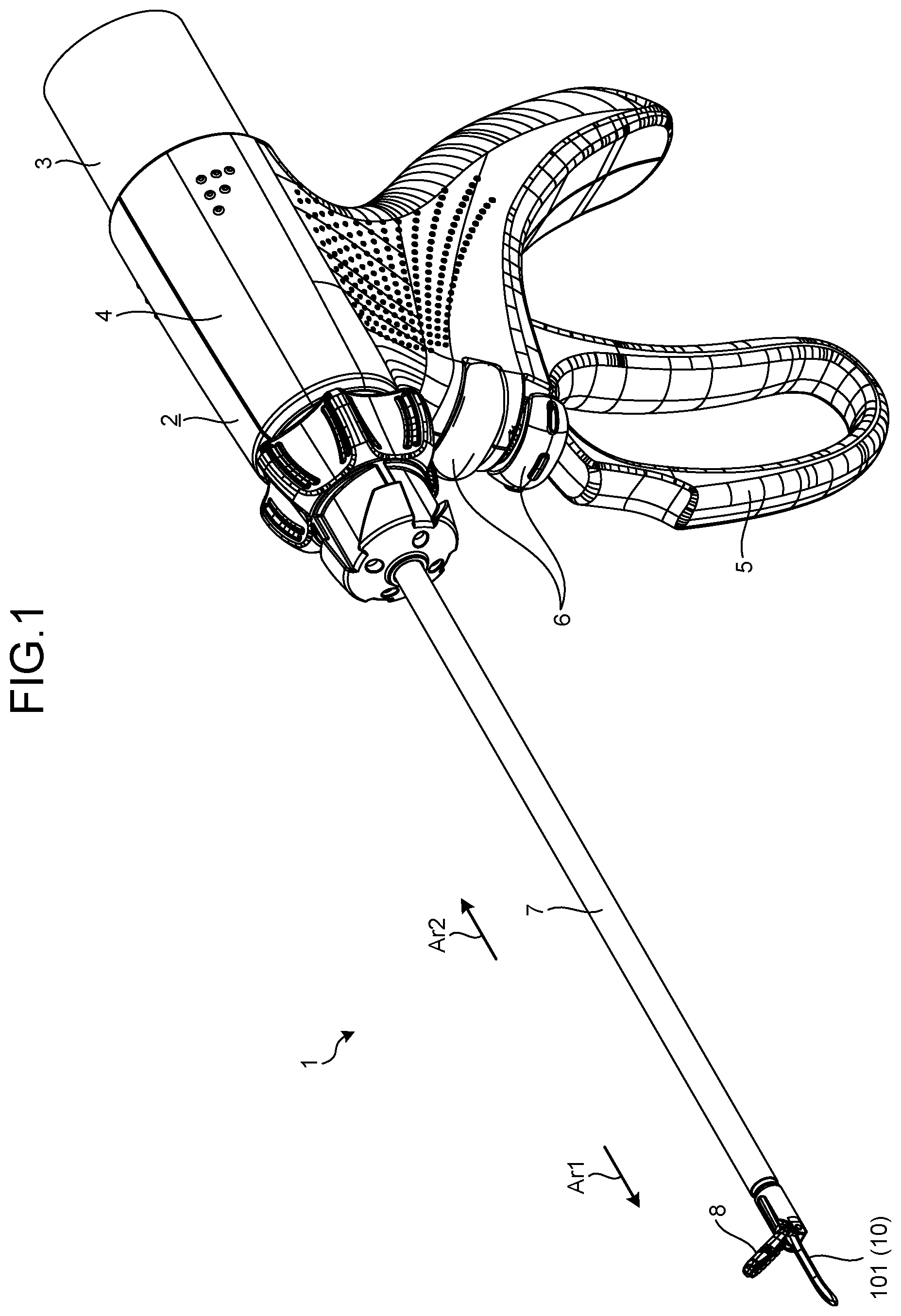 Patent US12611222 — Ultrasonic treatment instrument — Figure 1