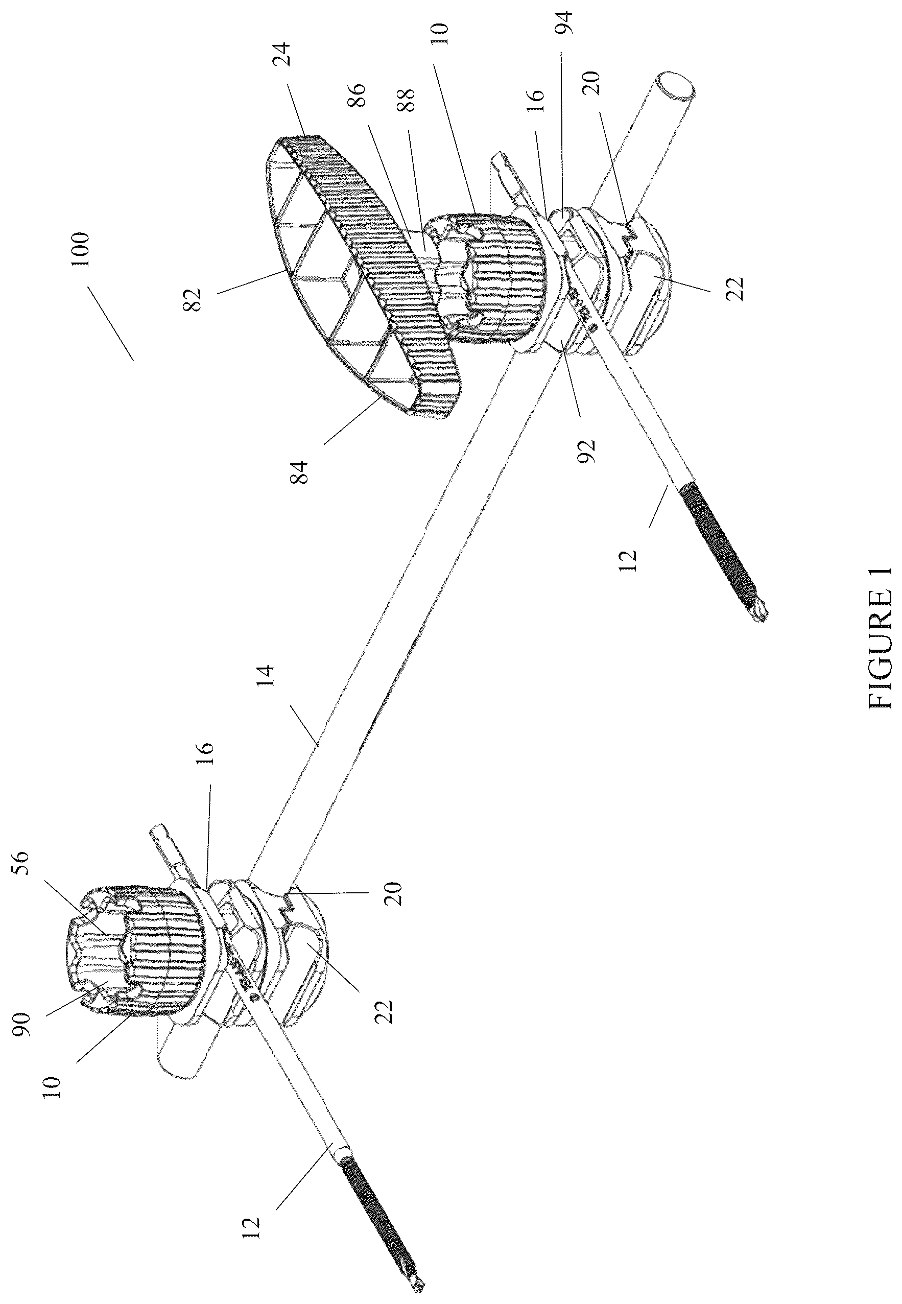 Patent US12611229 Figure 1 – Universal fixator clamp