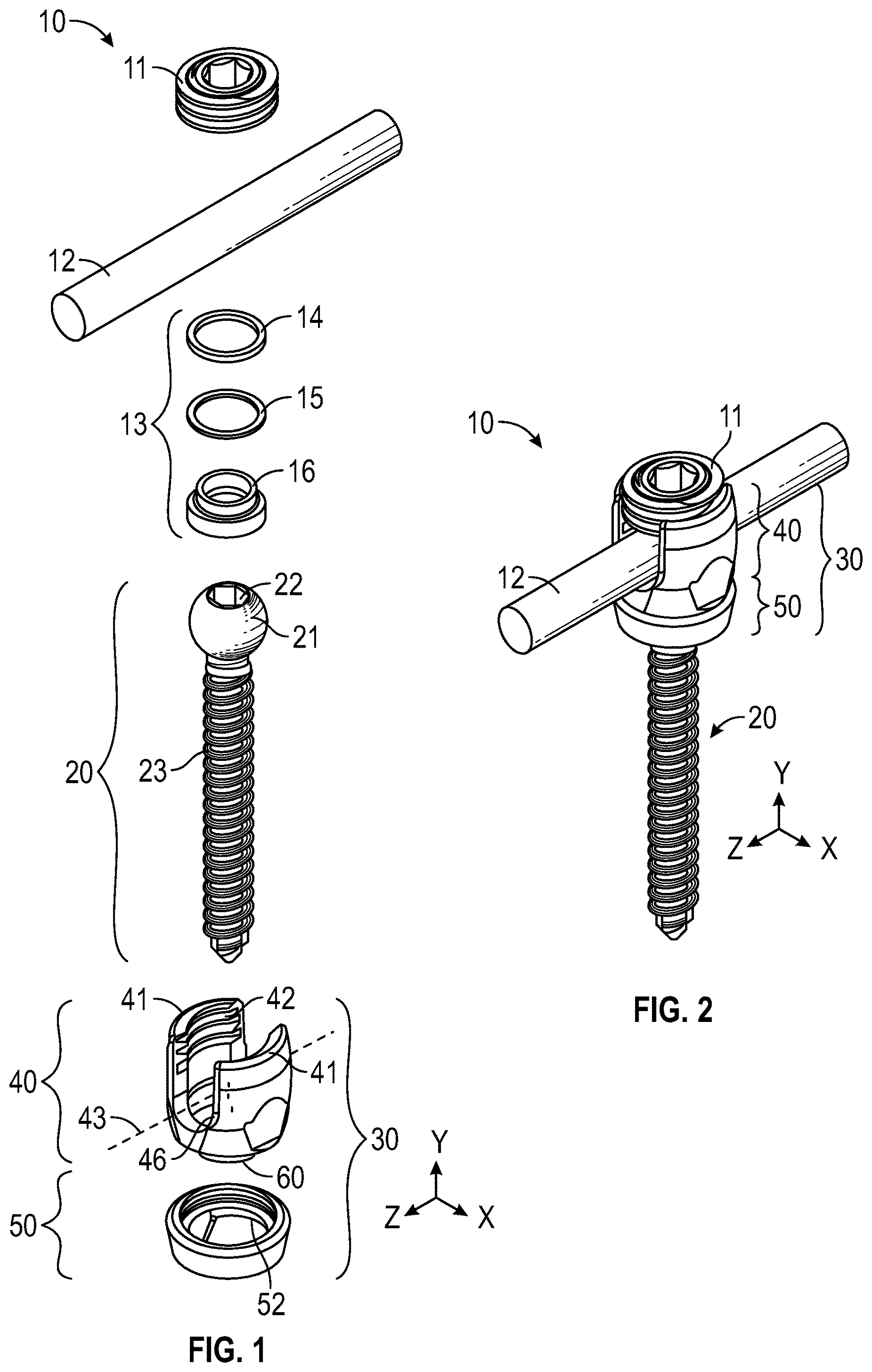 Patent US12611233 — Bone anchor housing limiter — Figure 1