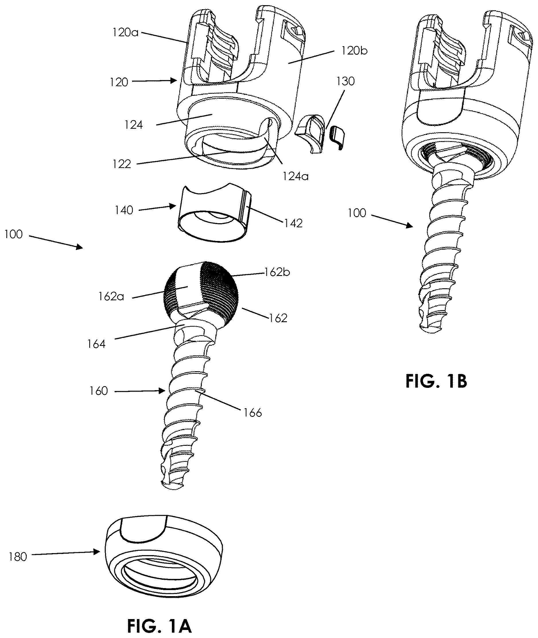 Patent US12611234 Figure 1 – Spinal fixation system