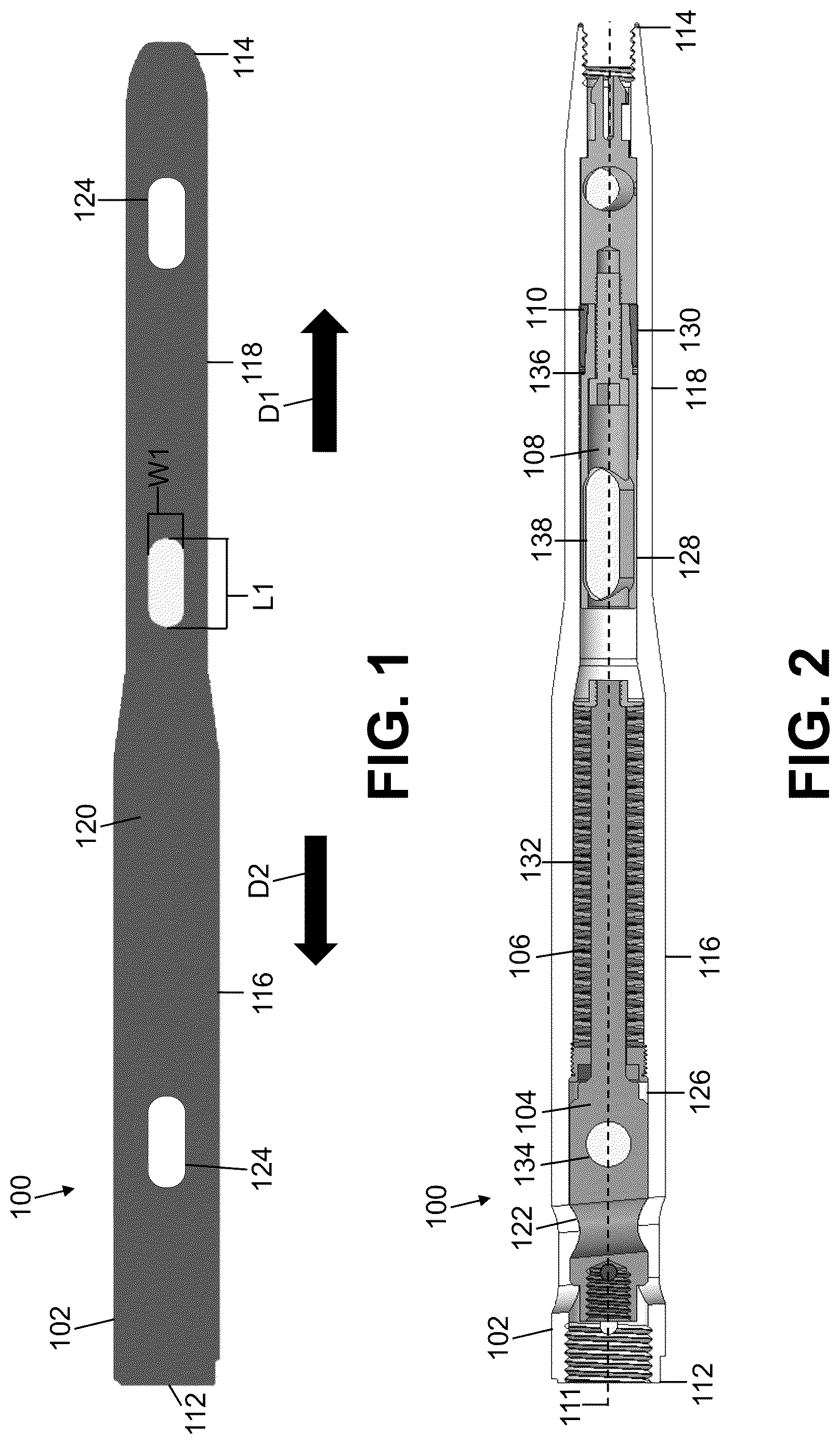 Patent US12611235 — Intramedullary nail with automatic dynamization and continuous compression — Figure 1