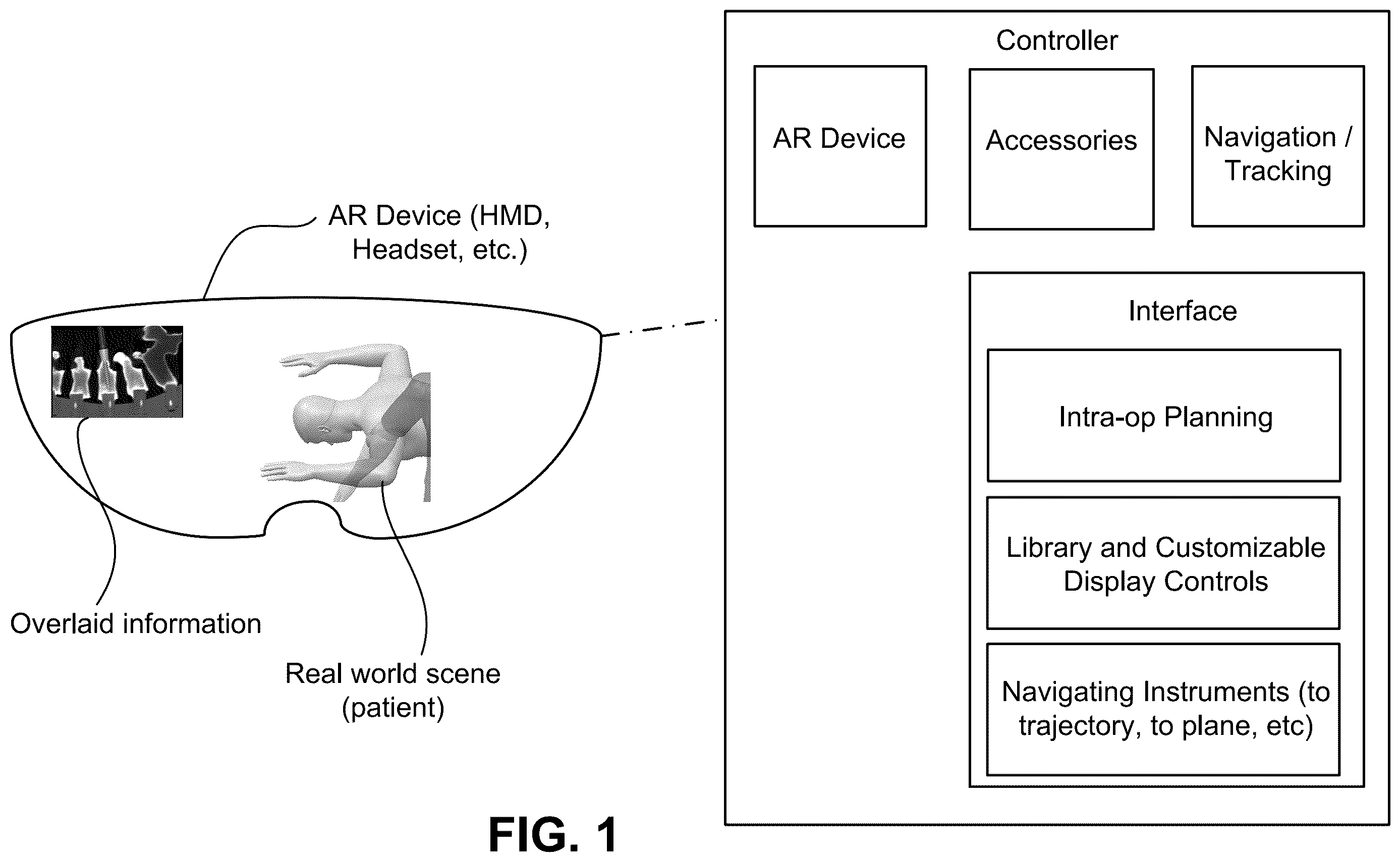 Patent US12611255 — Surgical systems, methods, and devices employing augmented reality (AR) for planning — Figure 1