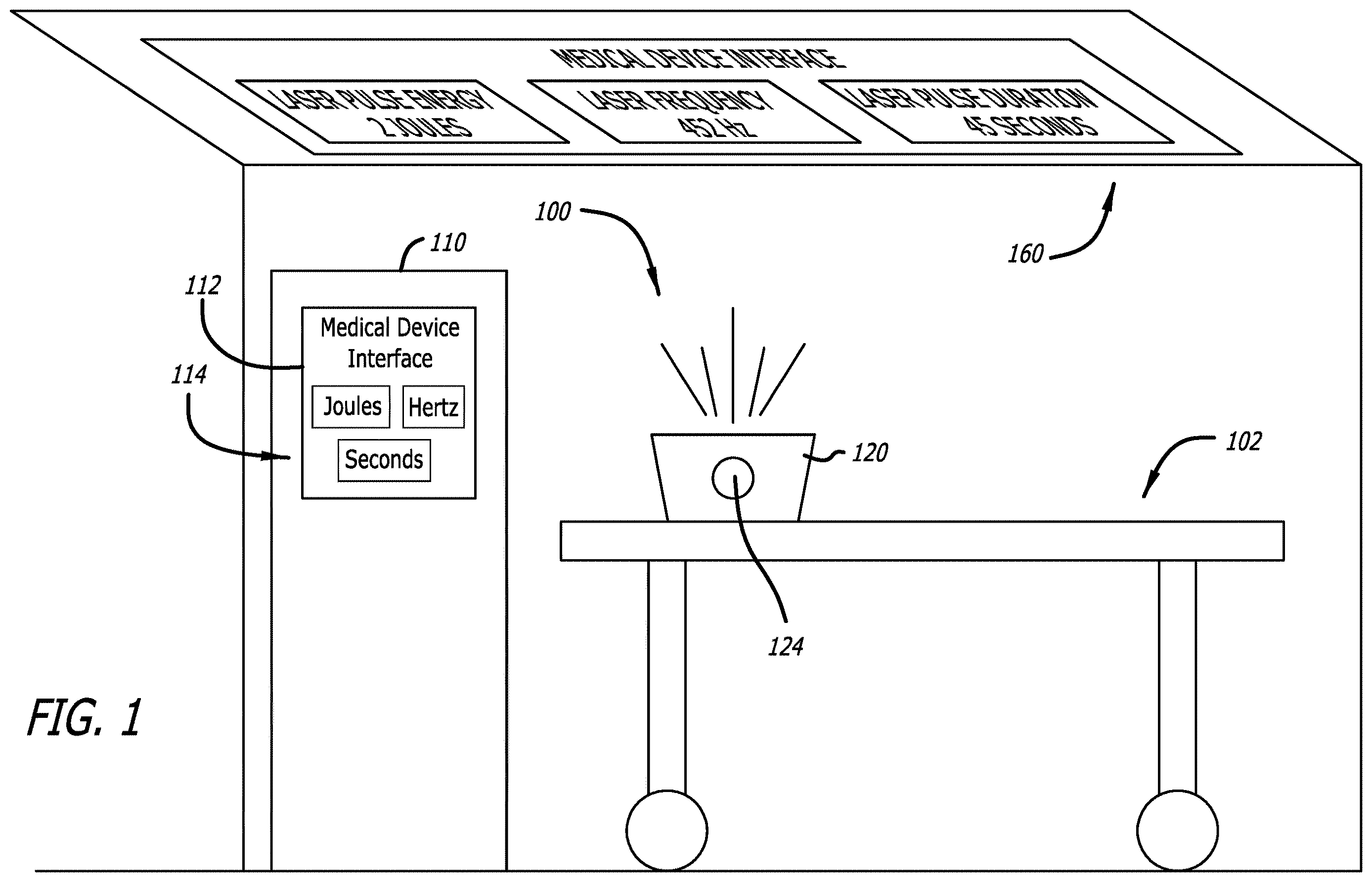 Patent US12611265 — Medical device projection system — Figure 1