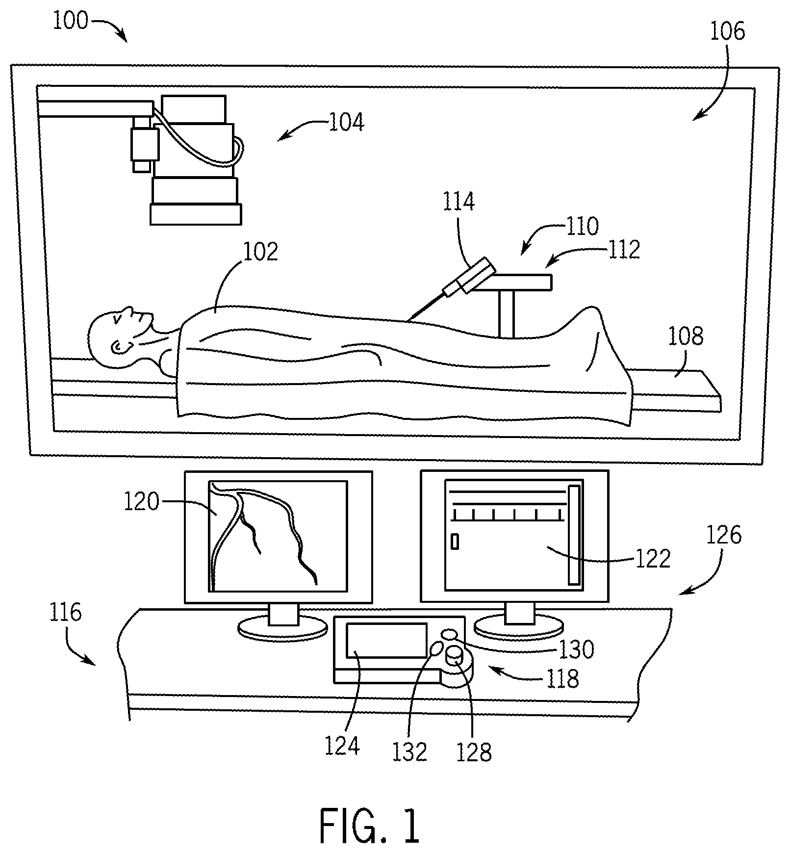 Patent US12611267 Figure 1 – Device drive for catheter procedure system