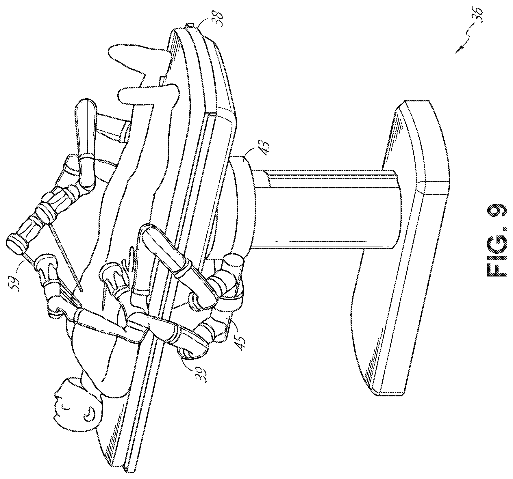 Patent US12611268 Figure 9 – Brake release for surgical robot