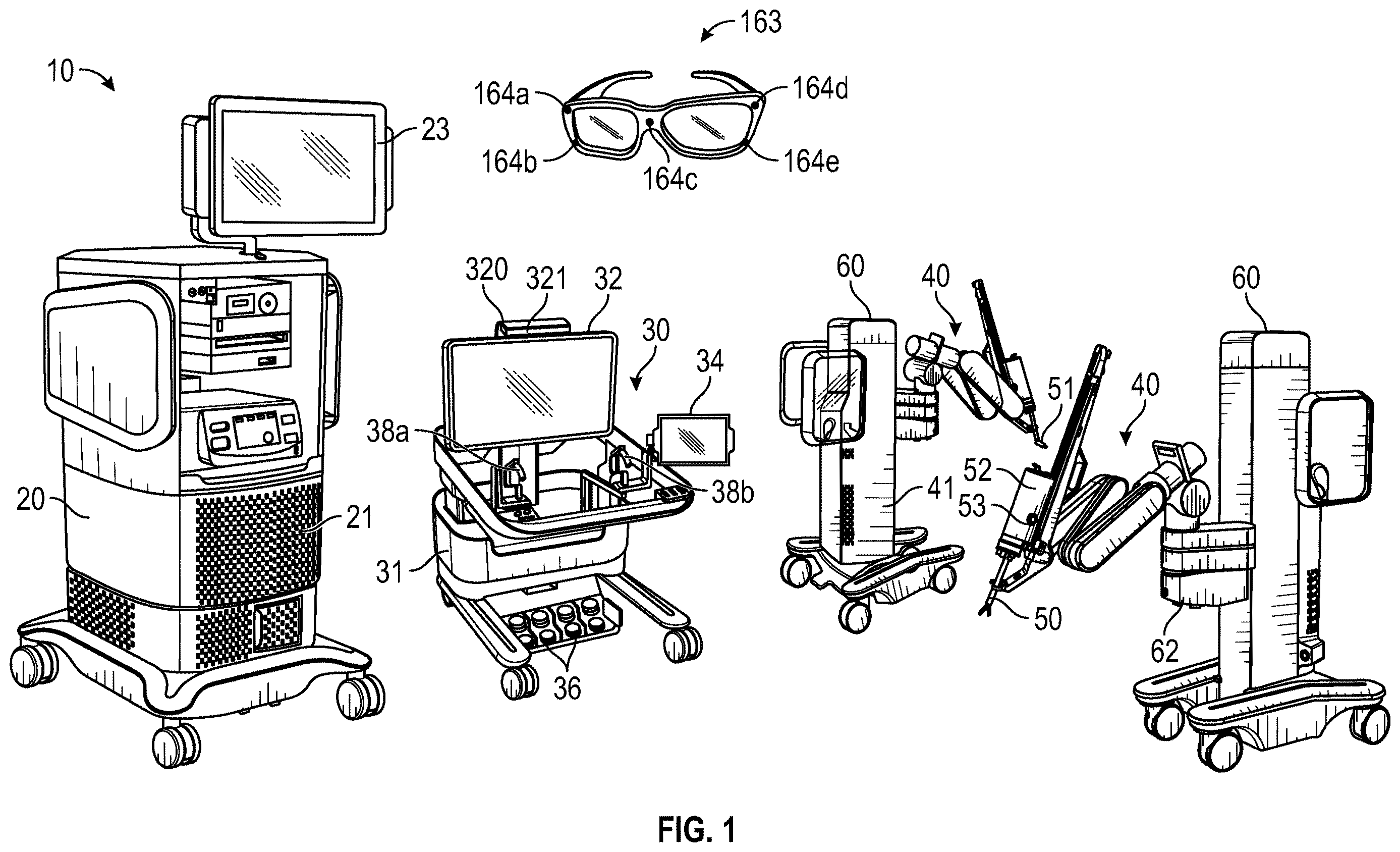 Patent US12611272 — Surgical robotic system with user engagement monitoring — Figure 1