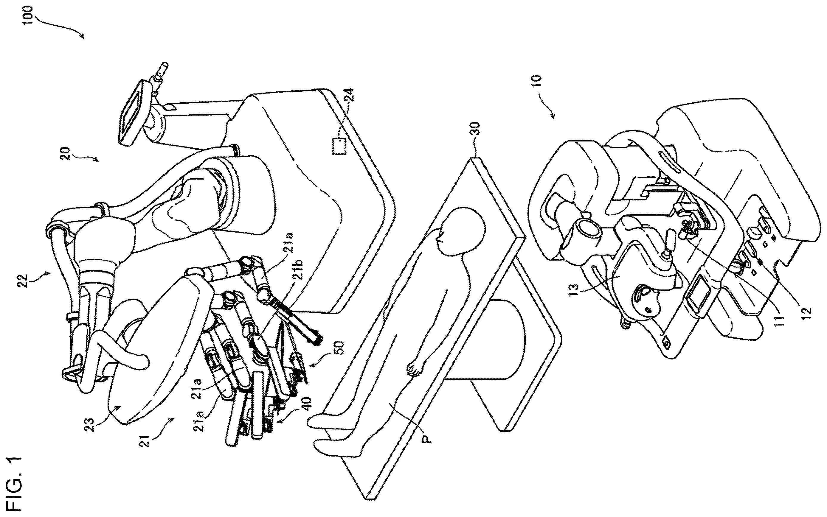 Patent US12611277 Figure 1 – Sterile drape, surgical robot, and method of attaching sterile drape