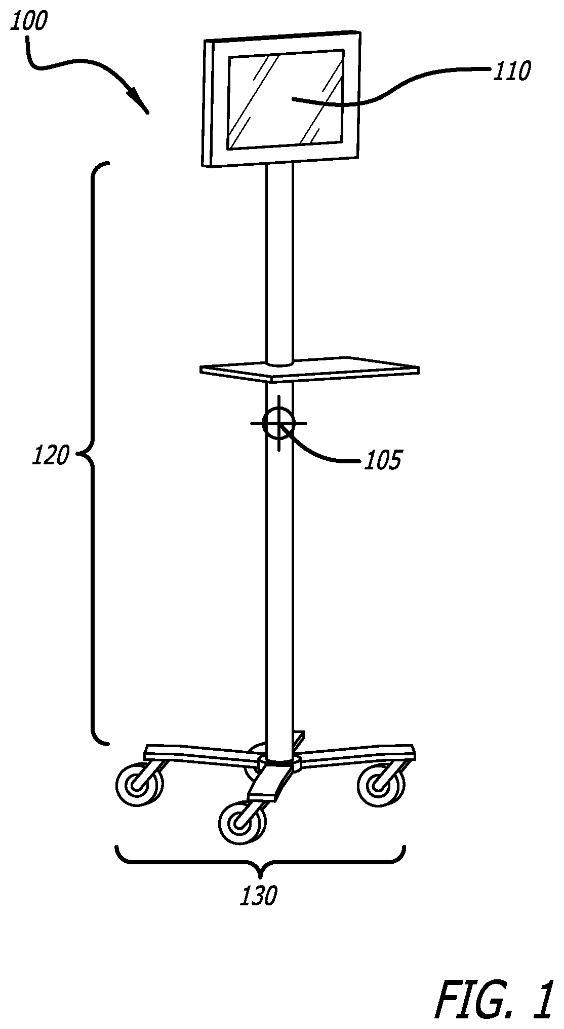 Patent US12611279 Figure 1 – In-line suspension ultrasound rollstand