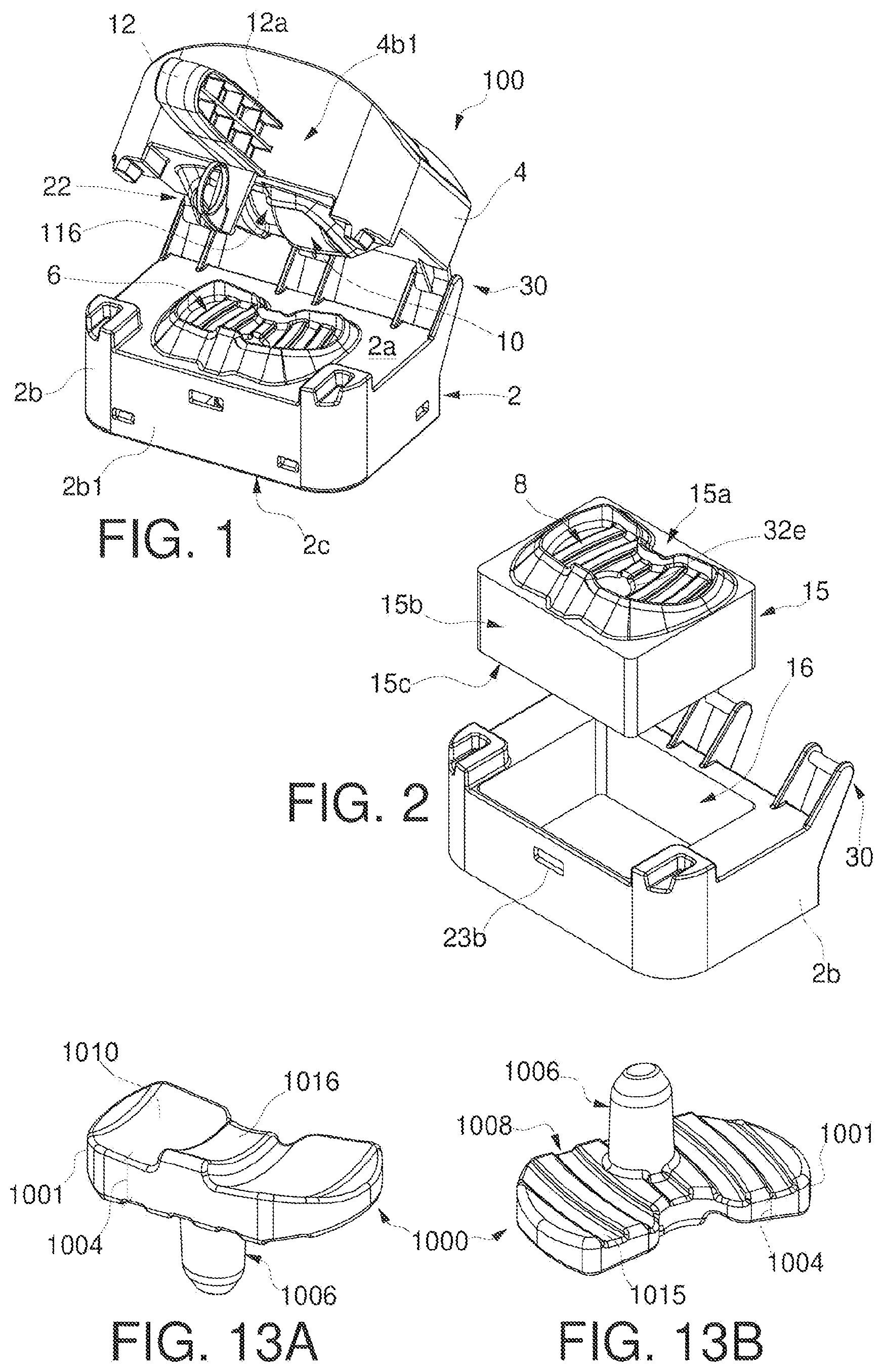 Patent US12611308 — Mold with removable inserts for forming a spacer device for the replacement of a joint prosthesis — Figure 1