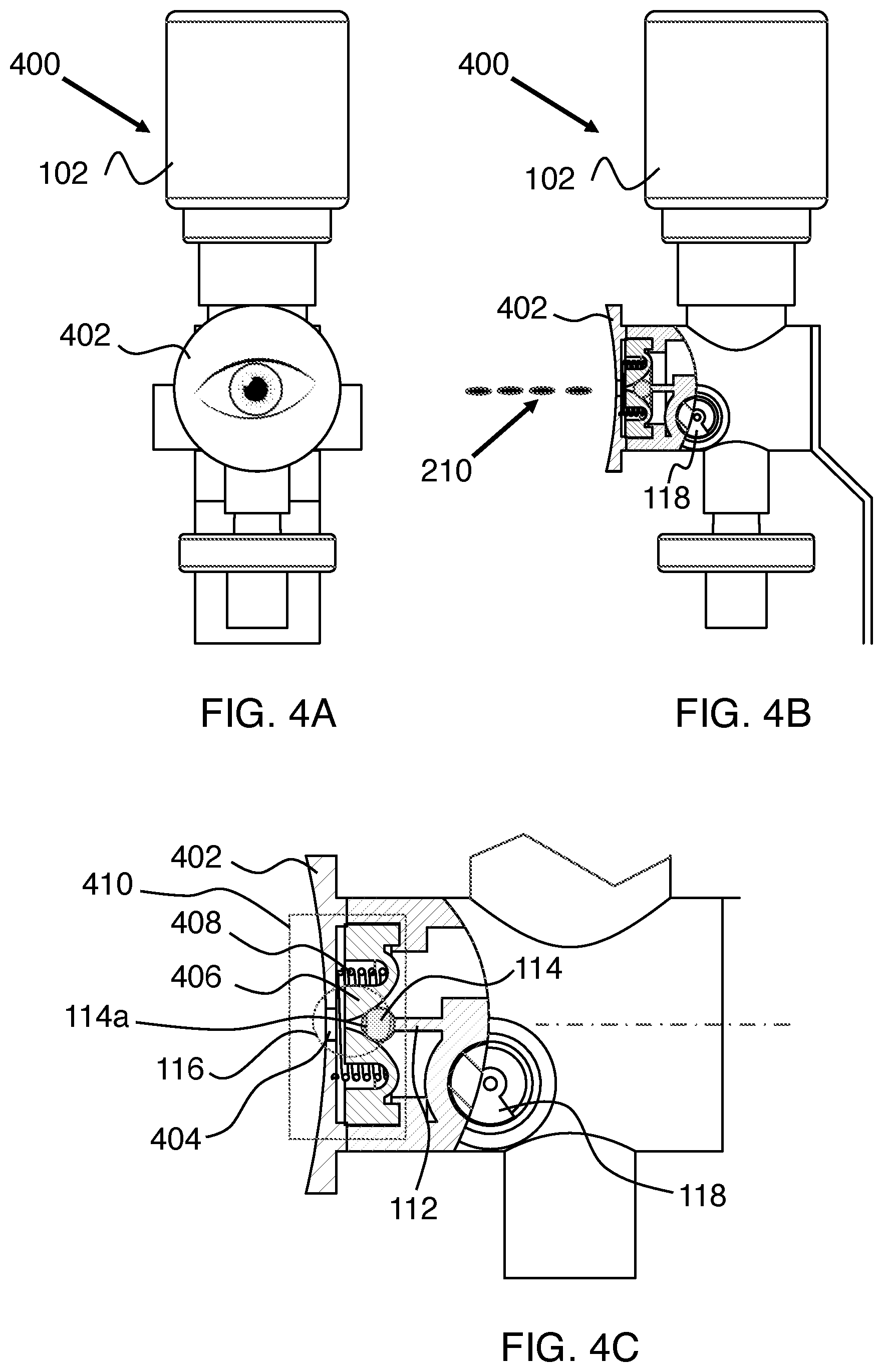 Patent US12611326 Figure 4 – Hydrodynamically actuated preservative free dispensing system having a collapsible liquid reservoir