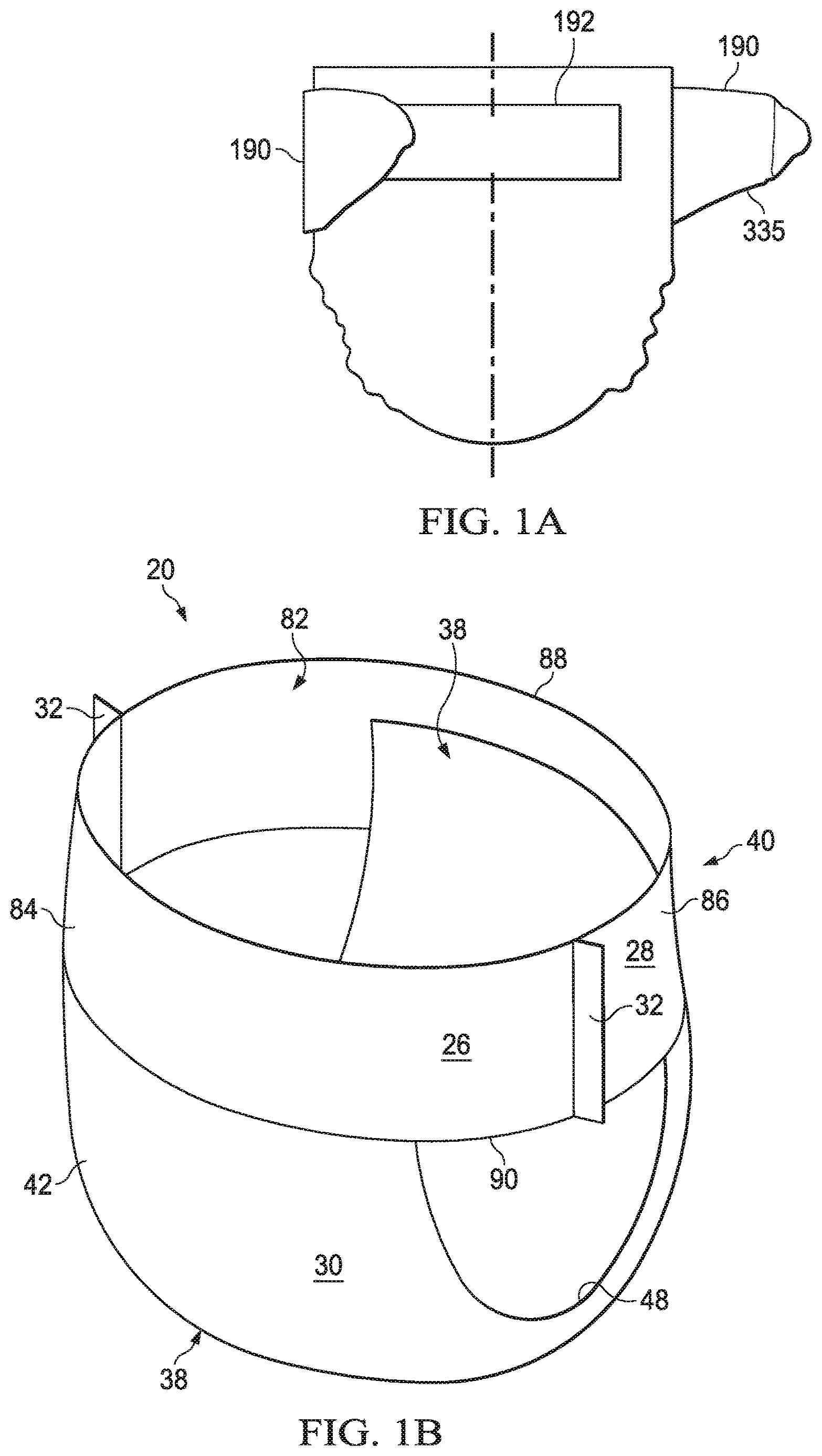 Patent US12611337 Figure 1 – Absorbent article with leg gasketing system