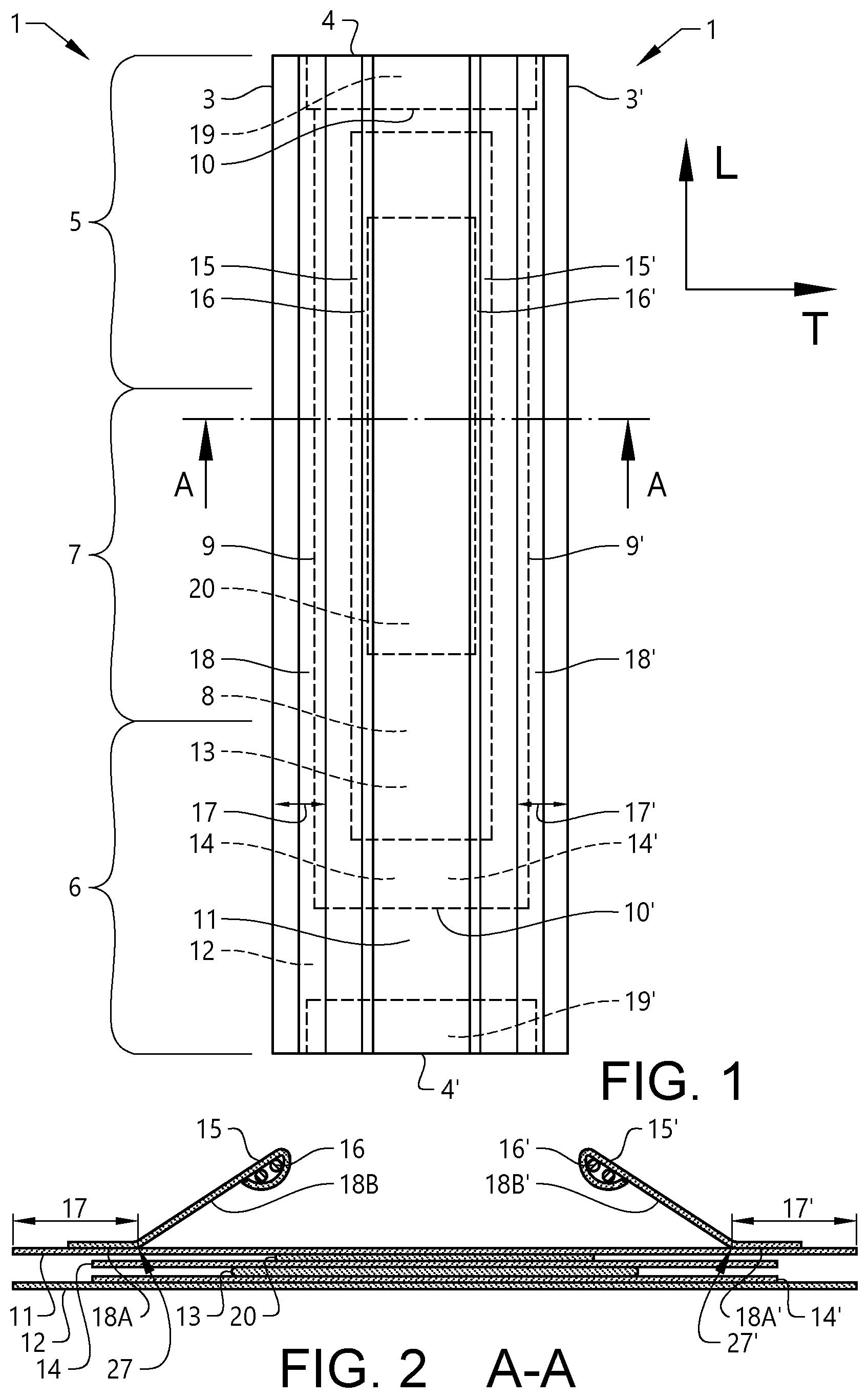 Patent US12611339 — Absorbent insert — Figure 1