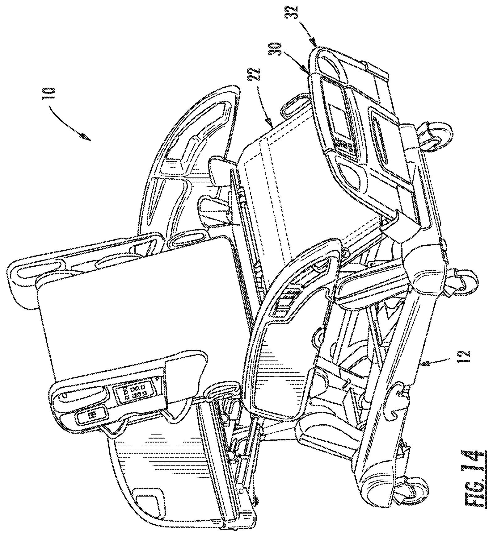 Patent US12611345 Figure 14 – Patient support with improved control