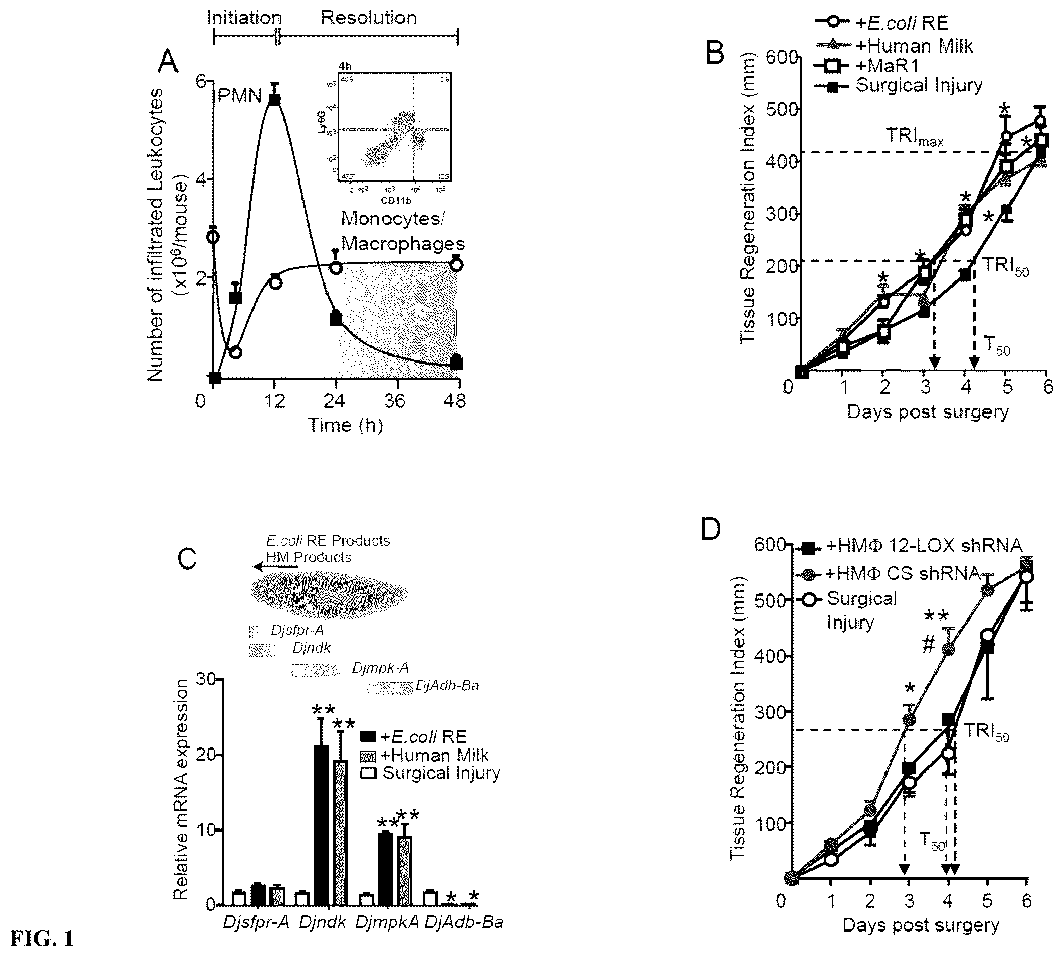 Patent US12611414 — Cysteinyl-proresolving mediators that promote resolution of infection and organ protection — Figure 1
