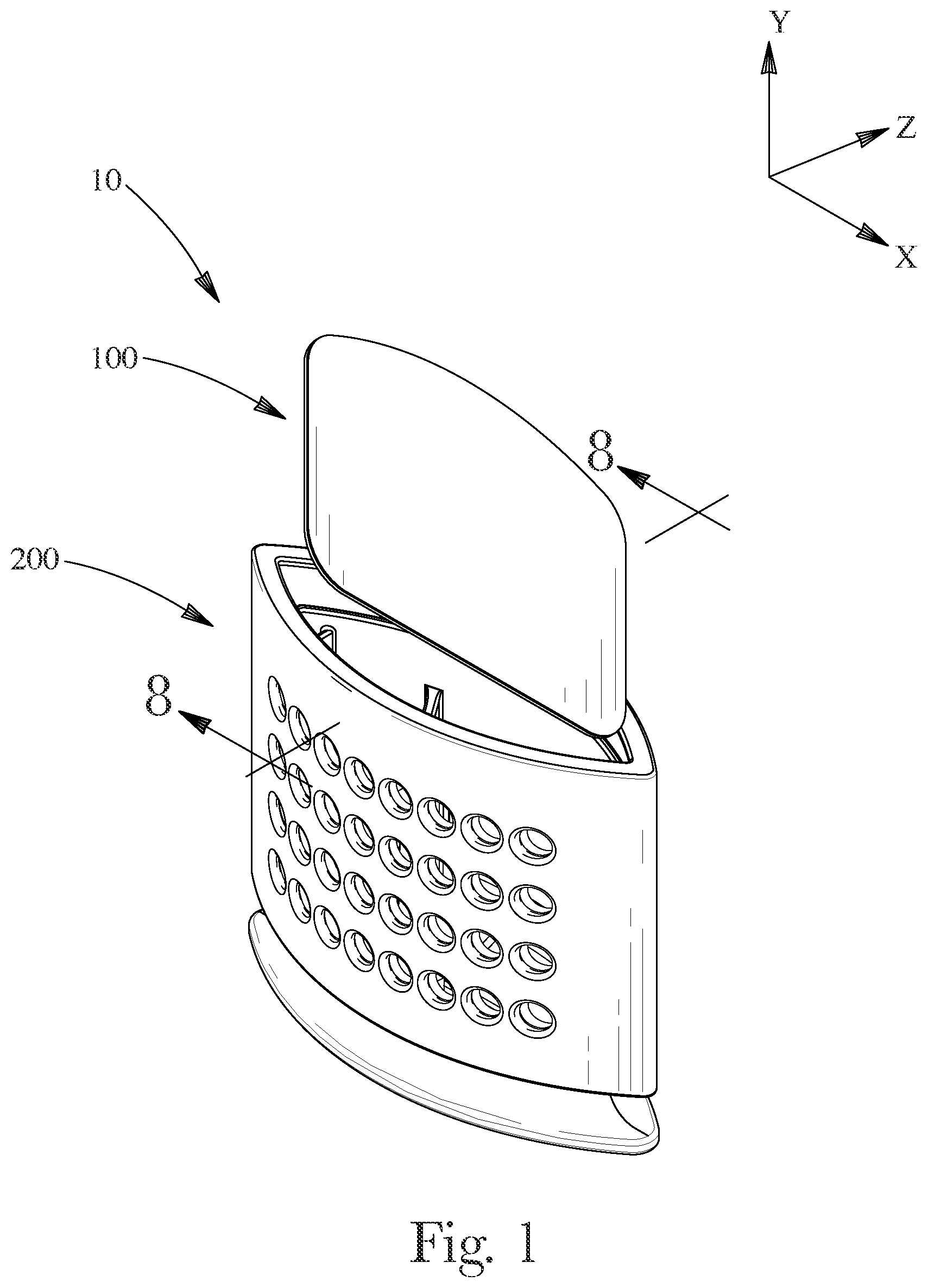 Patent US12611479 — Apparatus for delivering a volatile material — Figure 1