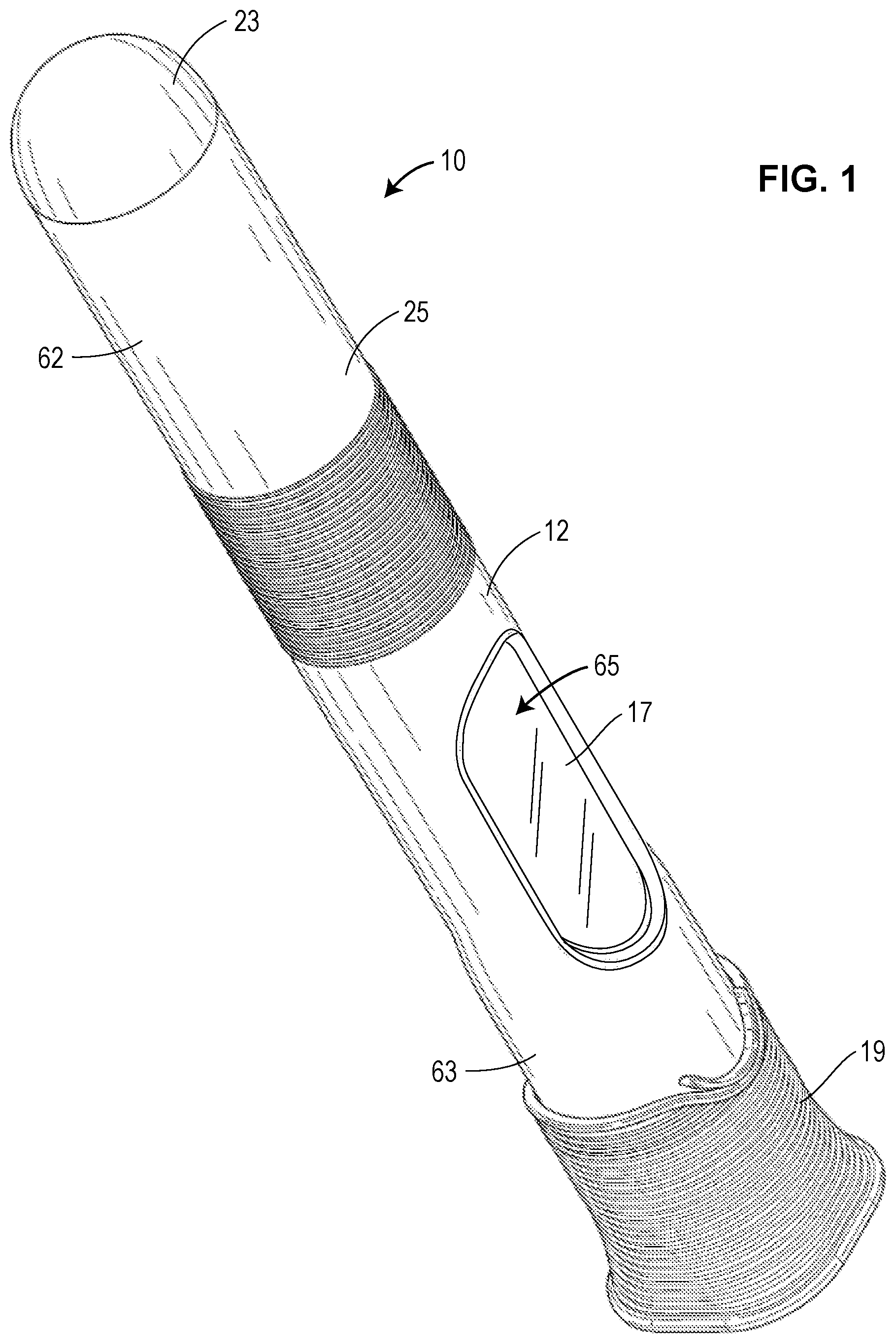 Patent US12611507 Figure 1 – Drug delivery device, subassembly for drug delivery device, syringe holder, and method of assembly