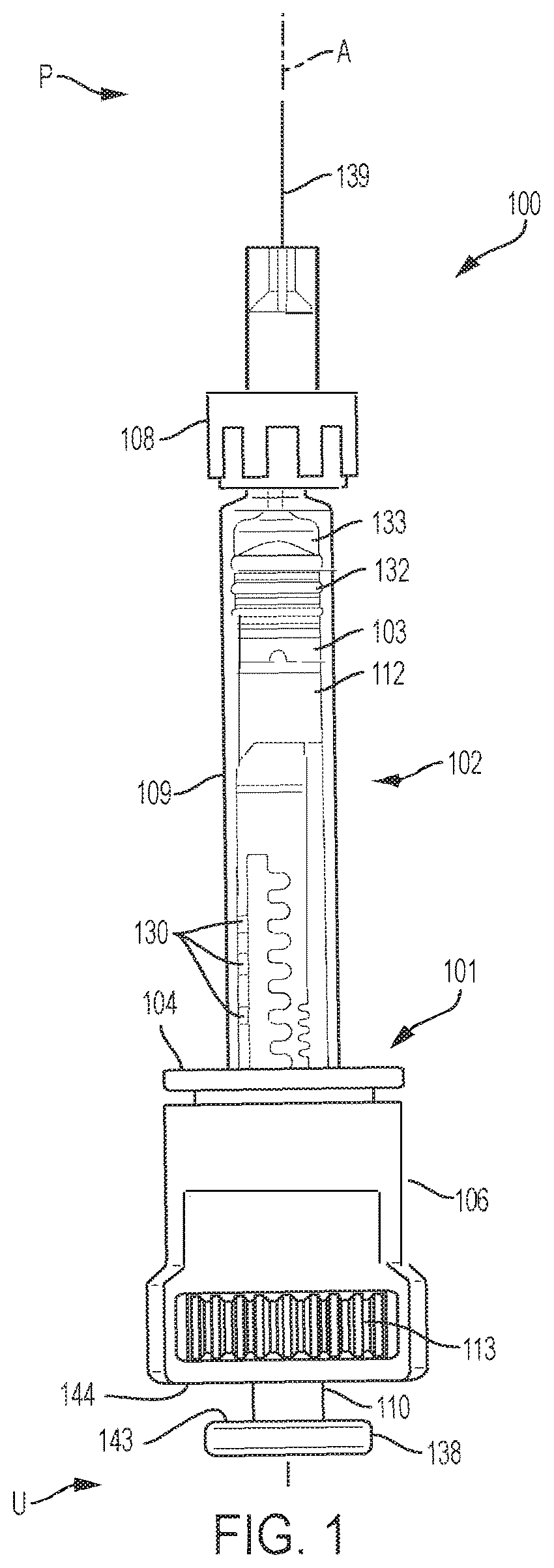 Patent US12611509 Figure 1 – Accurate, precise microliter dosing syringe