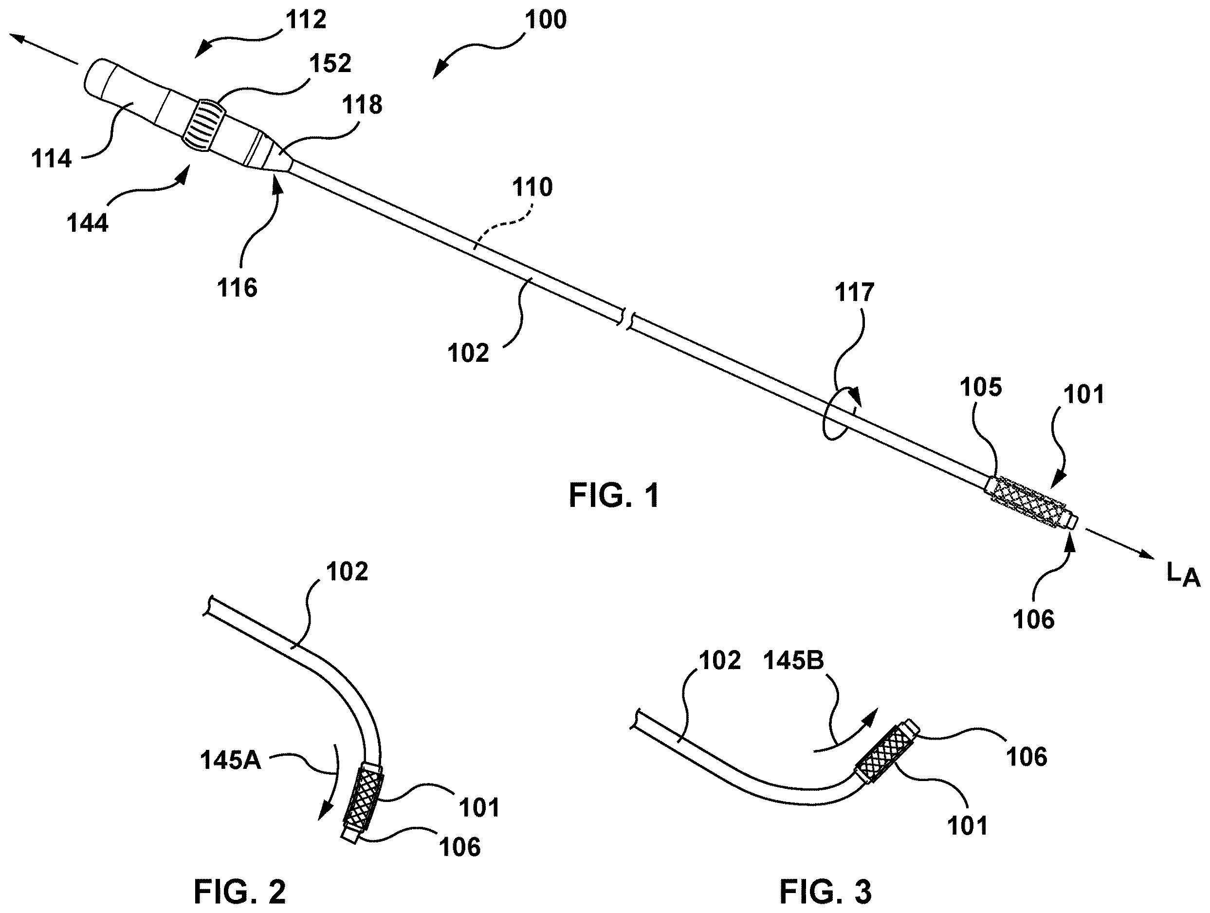 Patent US12611522 — Catheter handle with torque mechanism and valve relief component — Figure 1