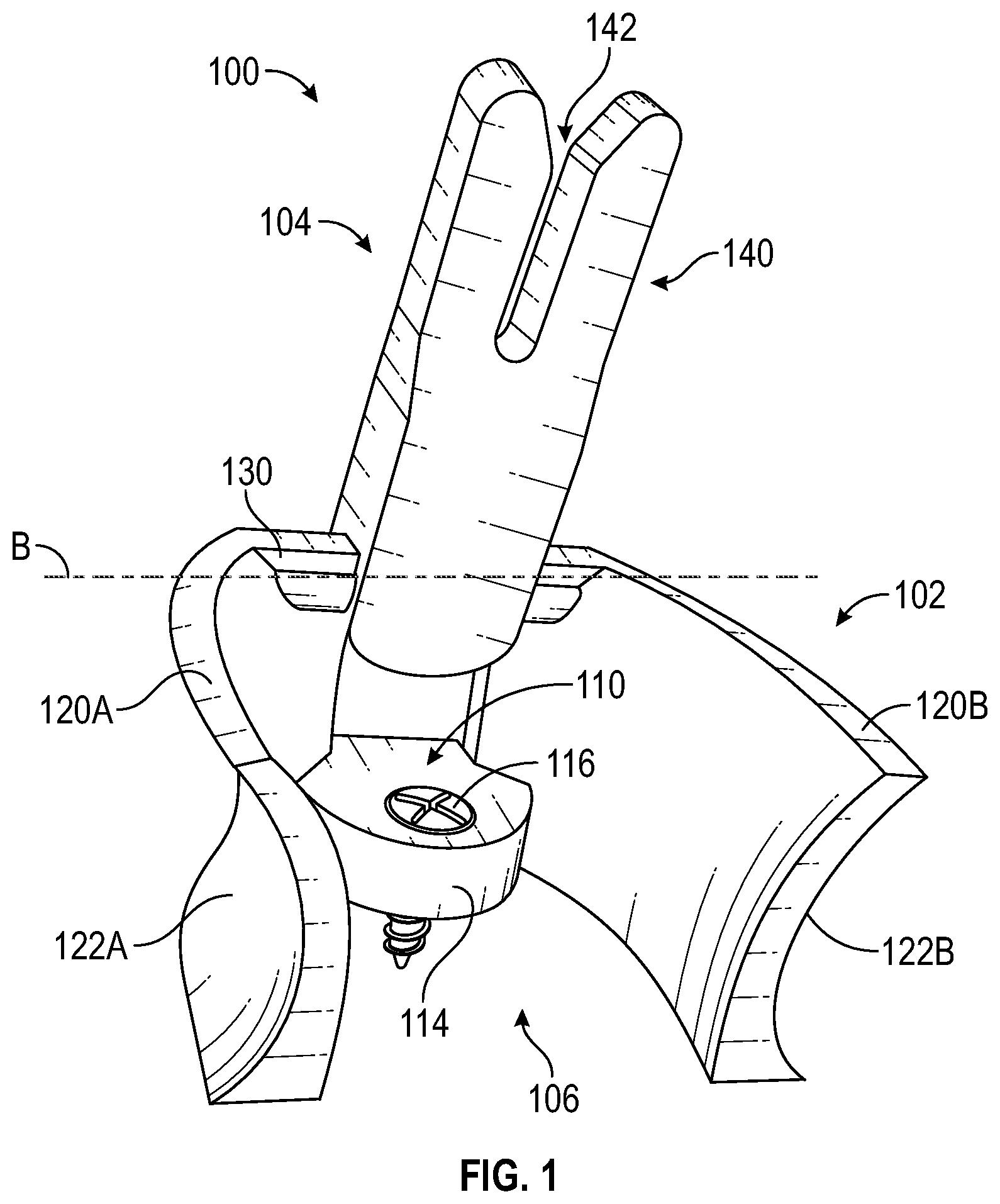 Patent US12611524 Figure 1 – Systems and methods for a catheter stabilization and occluder apparatus